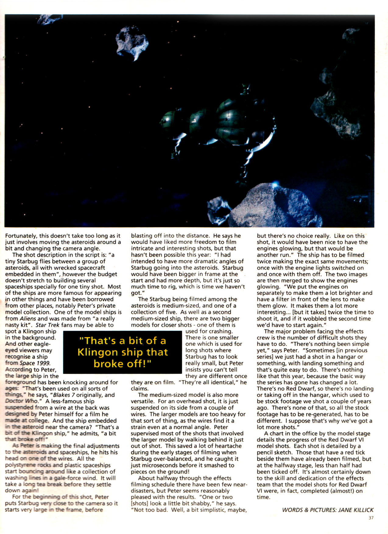 Read online Red Dwarf Smegazine (1993) comic -  Issue #7 - 37
