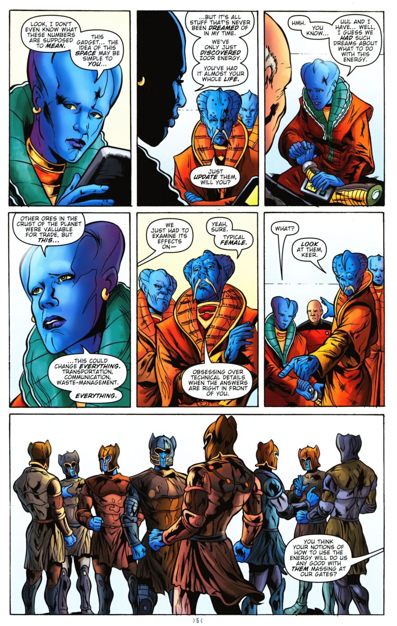 Read online Star Trek: The Next Generation: Ghosts comic -  Issue #5 - 7