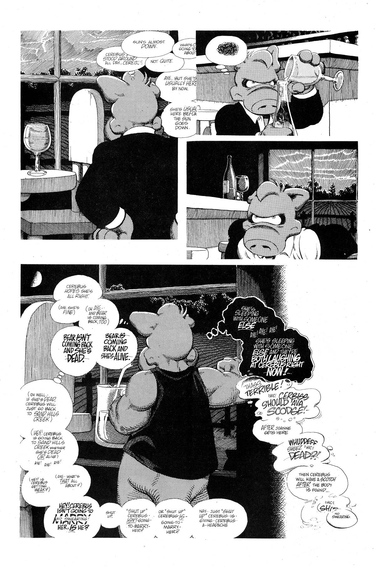 Read online Cerebus comic -  Issue #217 - 12