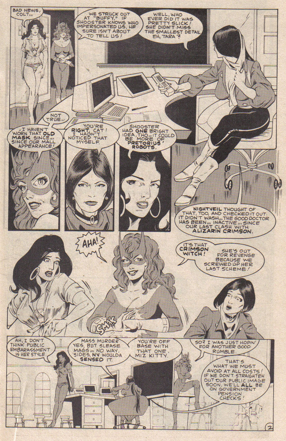 Read online Femforce comic -  Issue #18 - 21
