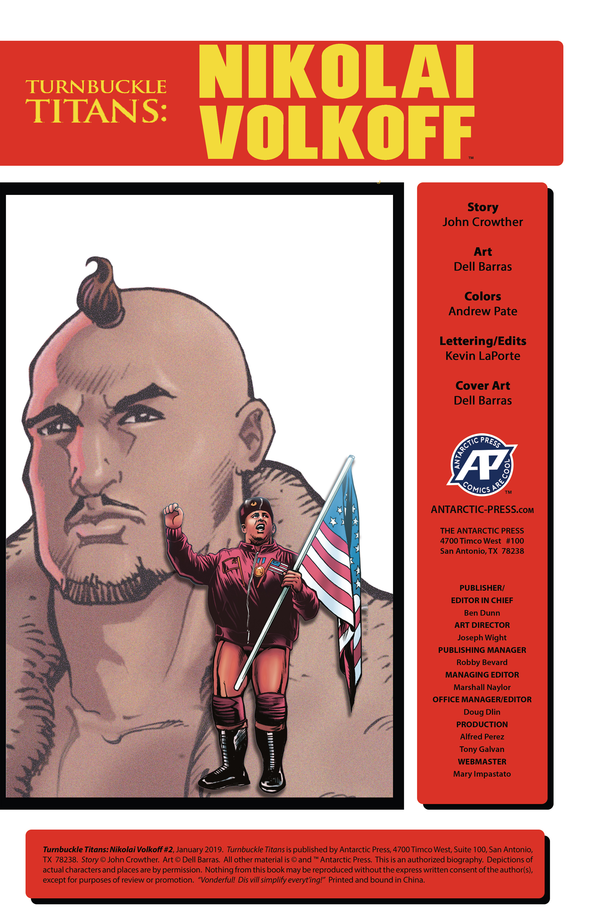 Read online Turnbuckle Titans: Nikolai Volkoff comic -  Issue #2 - 2