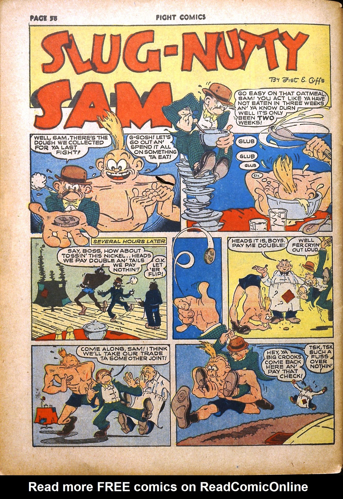 Read online Fight Comics comic -  Issue #14 - 60