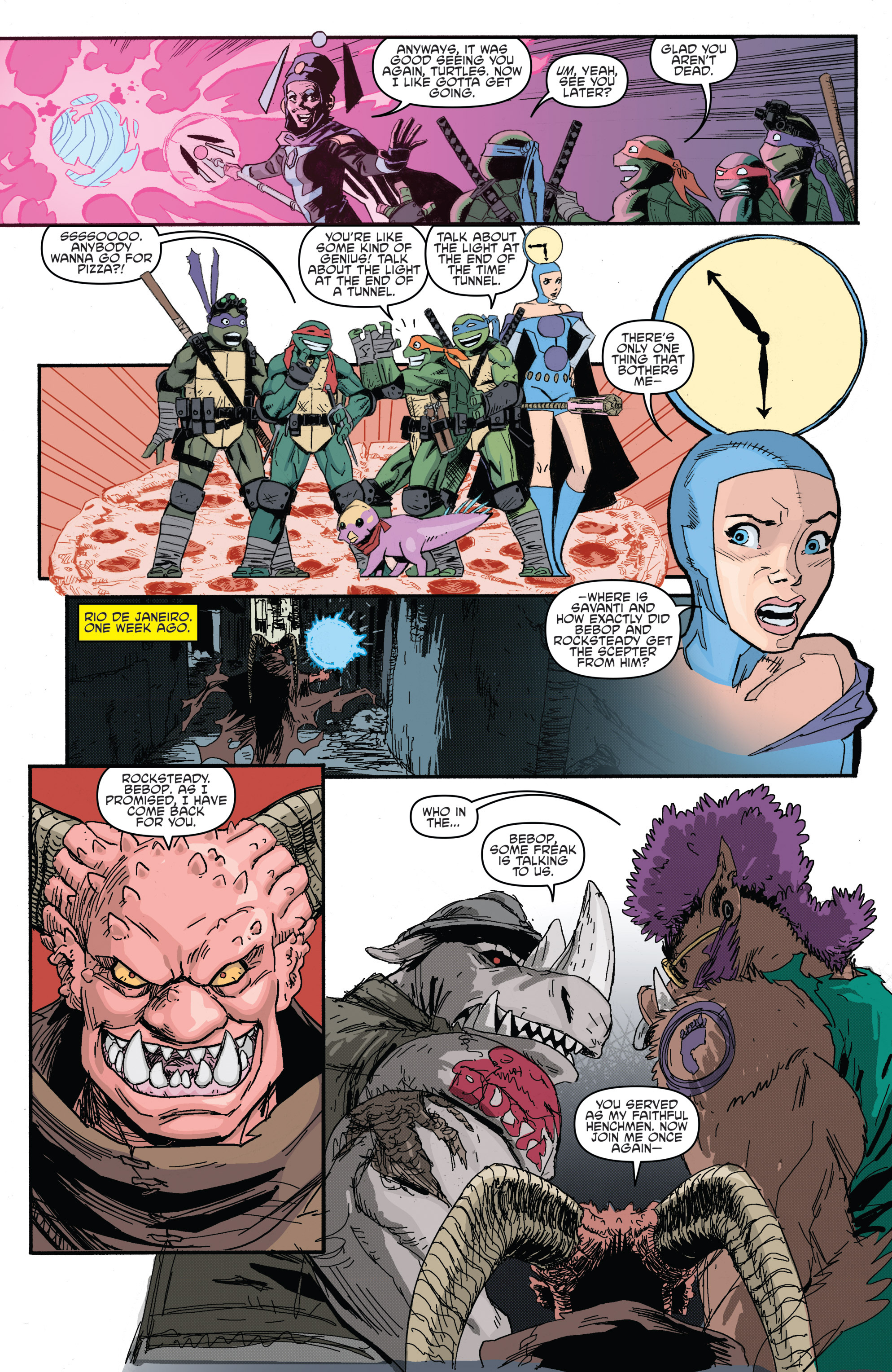 Read online Teenage Mutant Ninja Turtles Bebop & Rocksteady Destroy Everything comic -  Issue #5 - 17