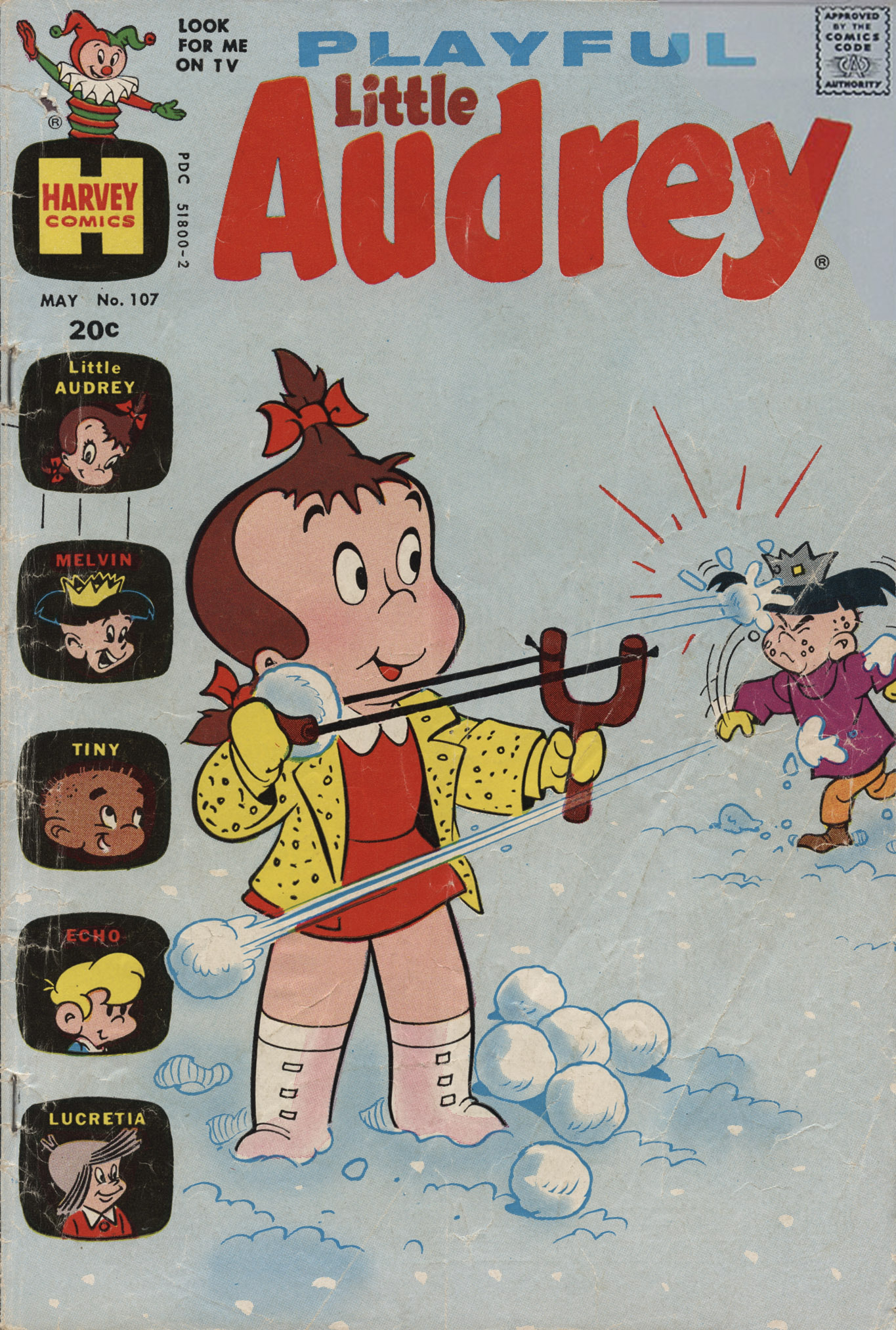 Read online Playful Little Audrey comic -  Issue #107 - 1