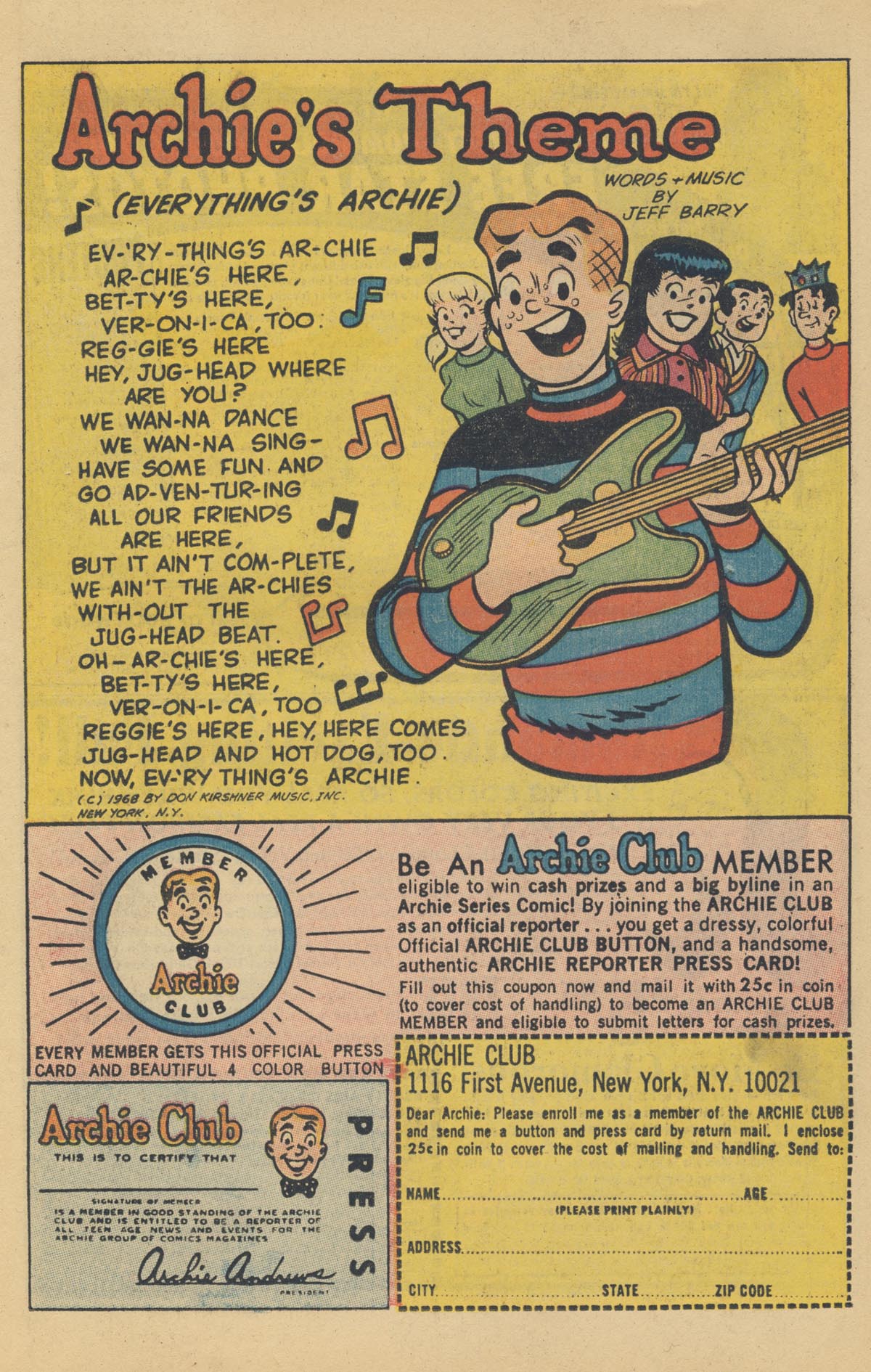 Read online Jughead (1965) comic -  Issue #166 - 11