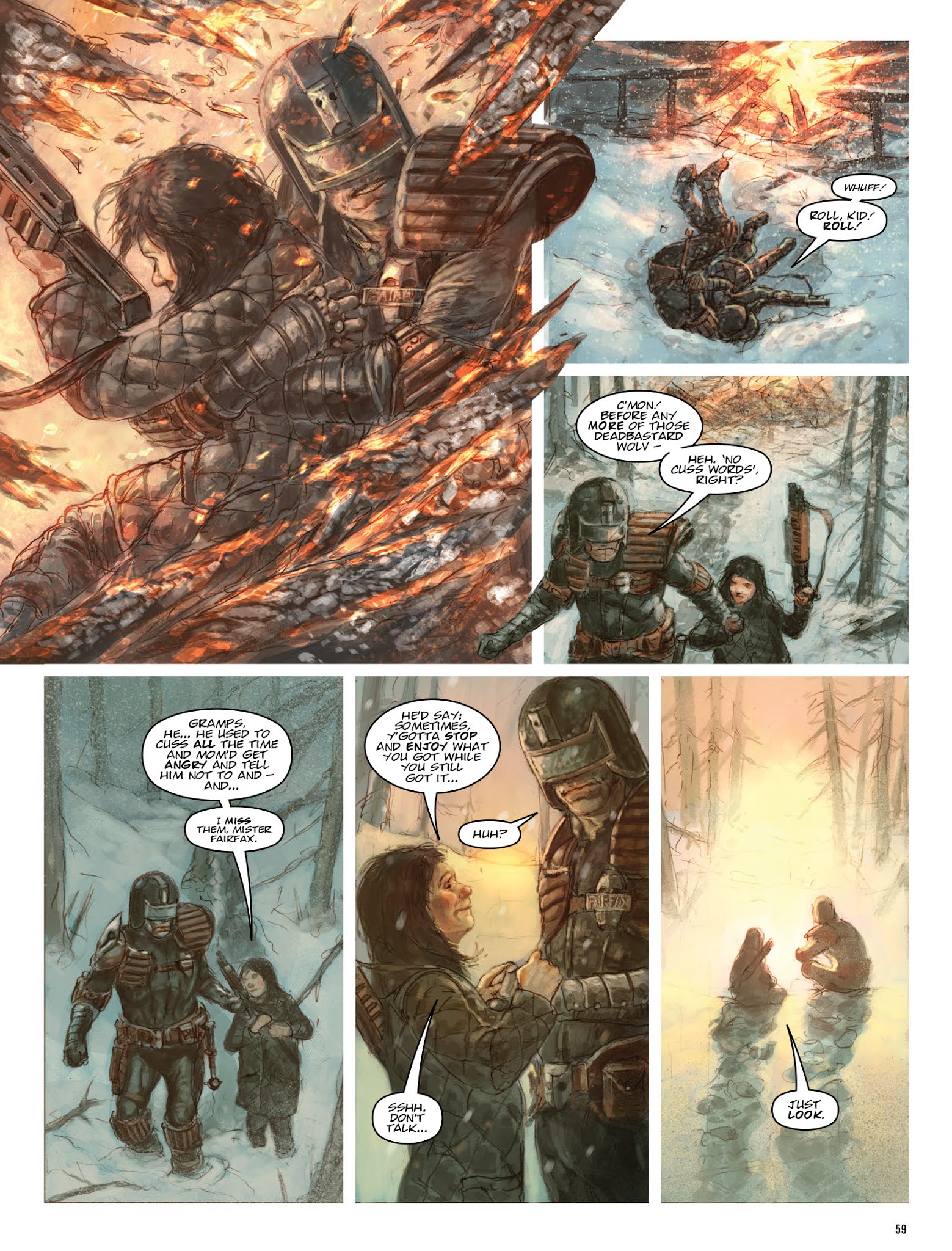 Read online The Dark Judges: The Fall of Deadworld comic -  Issue # TPB - 60