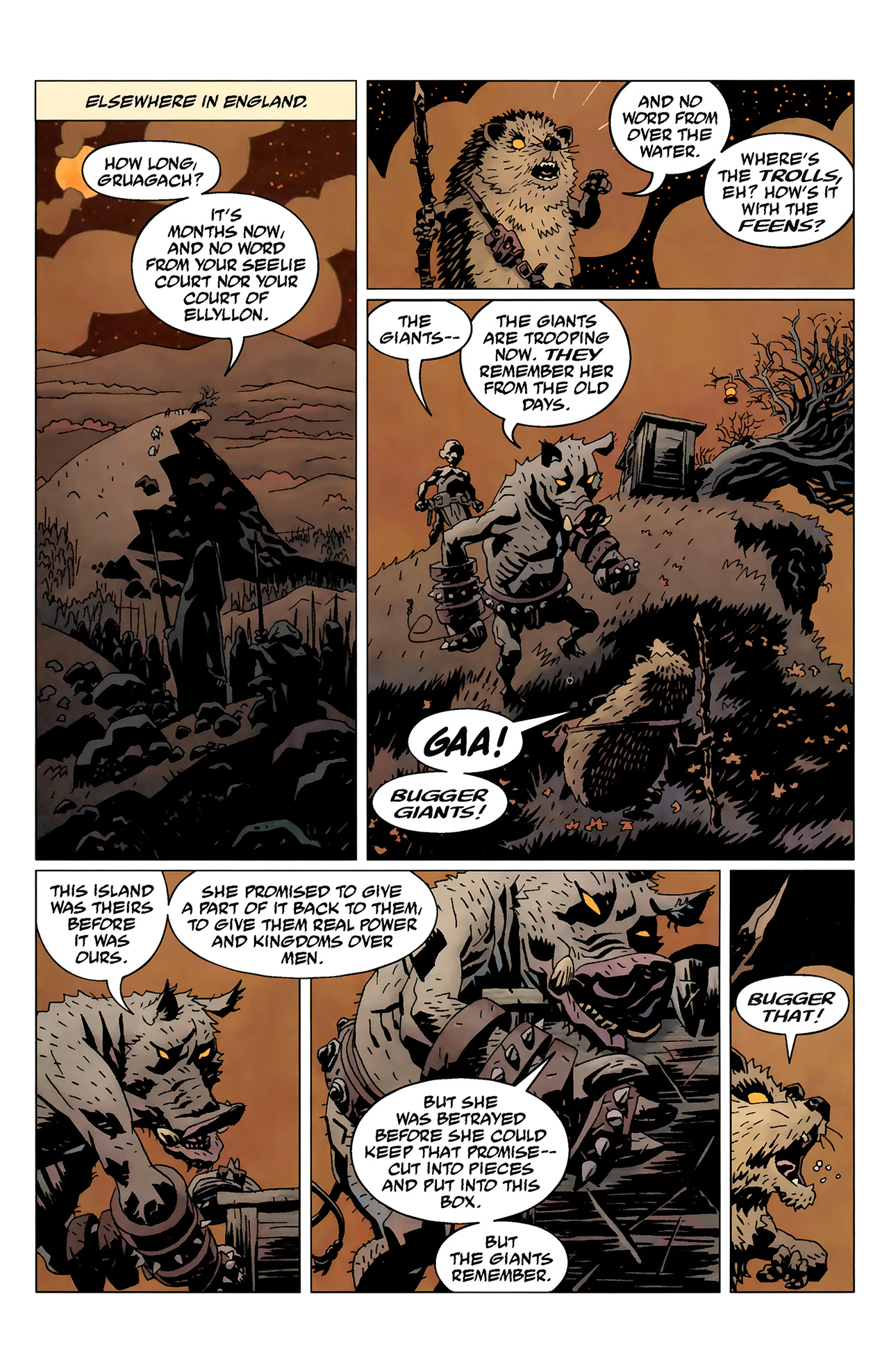 Read online Hellboy: The Wild Hunt comic -  Issue #1 - 19