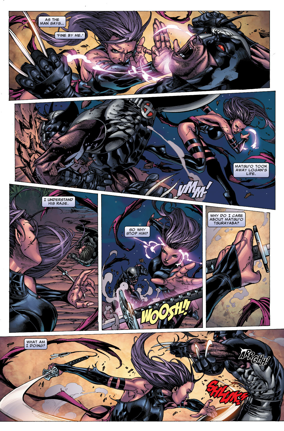 Read online Psylocke comic -  Issue #4 - 9