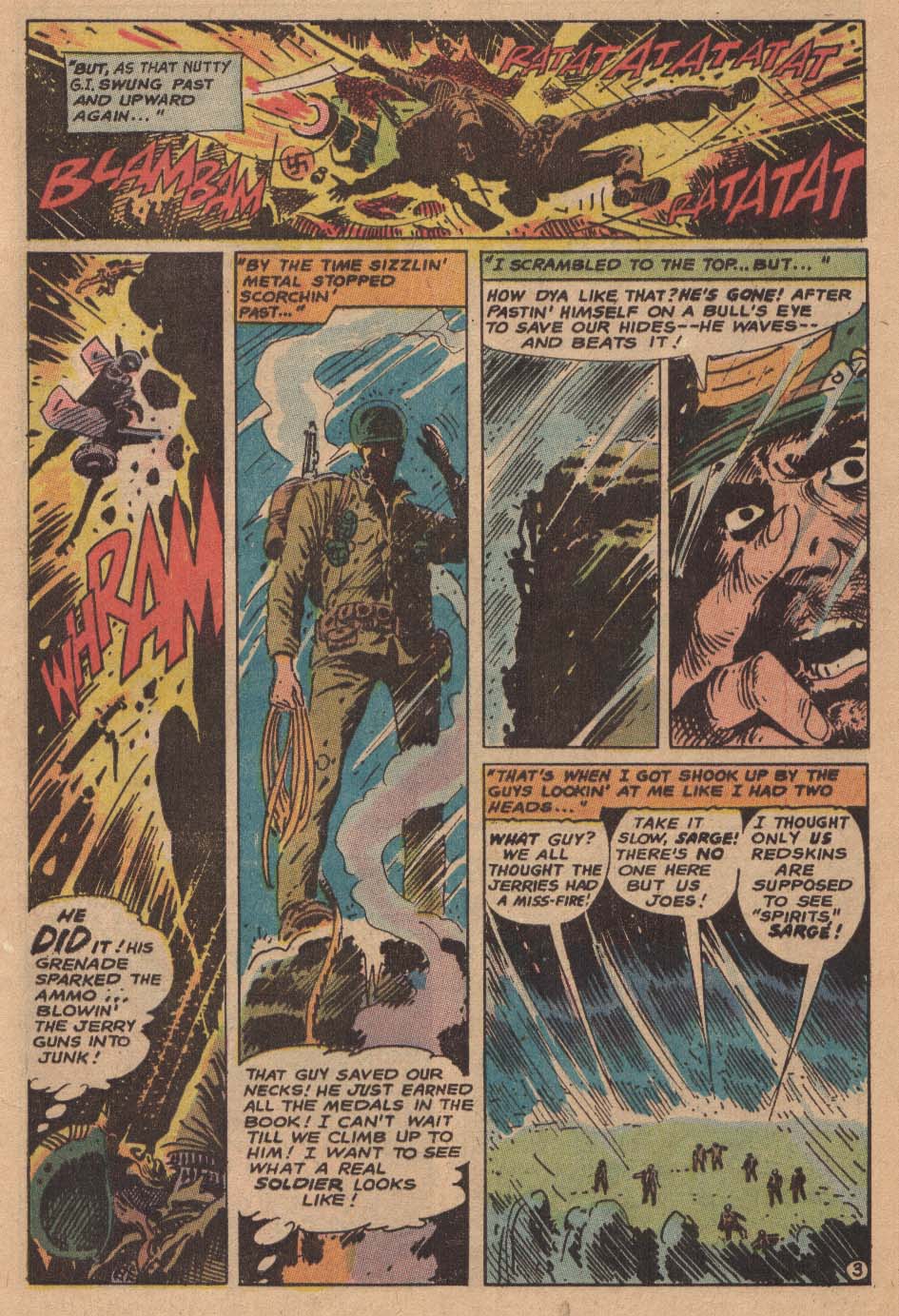 Read online Star Spangled War Stories (1952) comic -  Issue #157 - 4