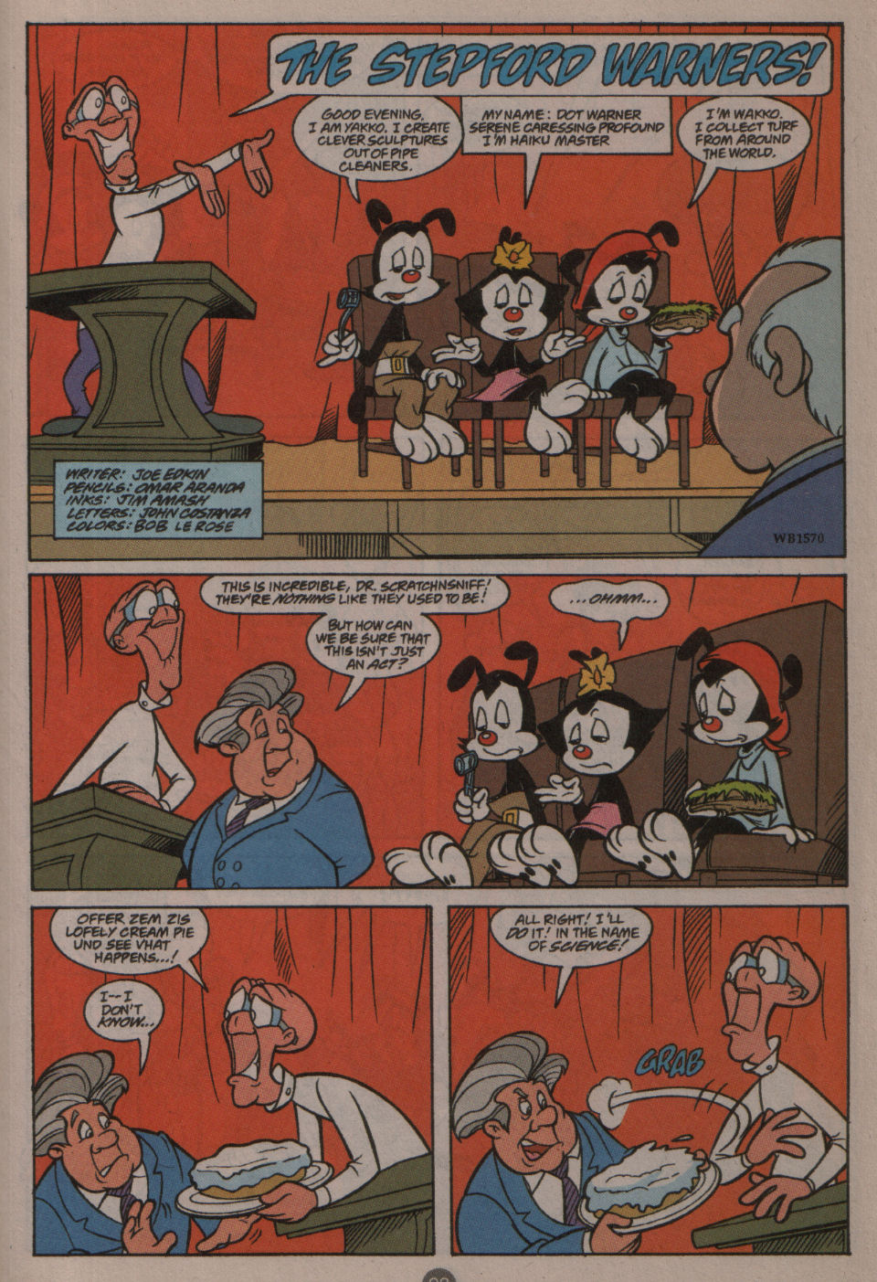 Read online Animaniacs comic -  Issue #42 - 17