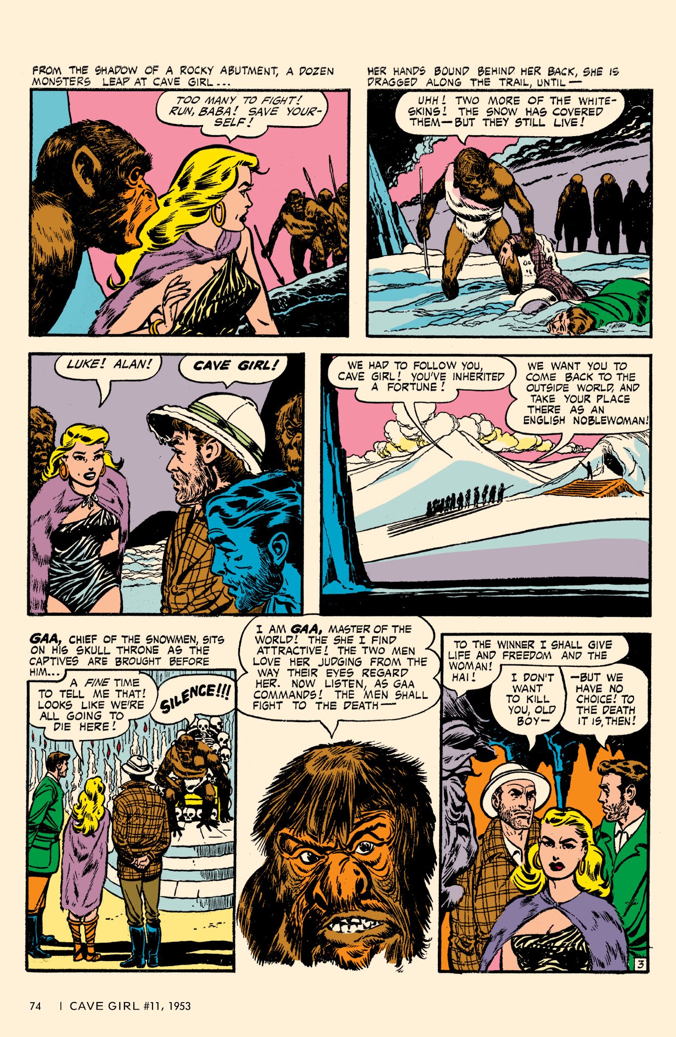 Read online Bob Powell's Complete Cave Girl comic -  Issue # TPB (Part 1) - 75