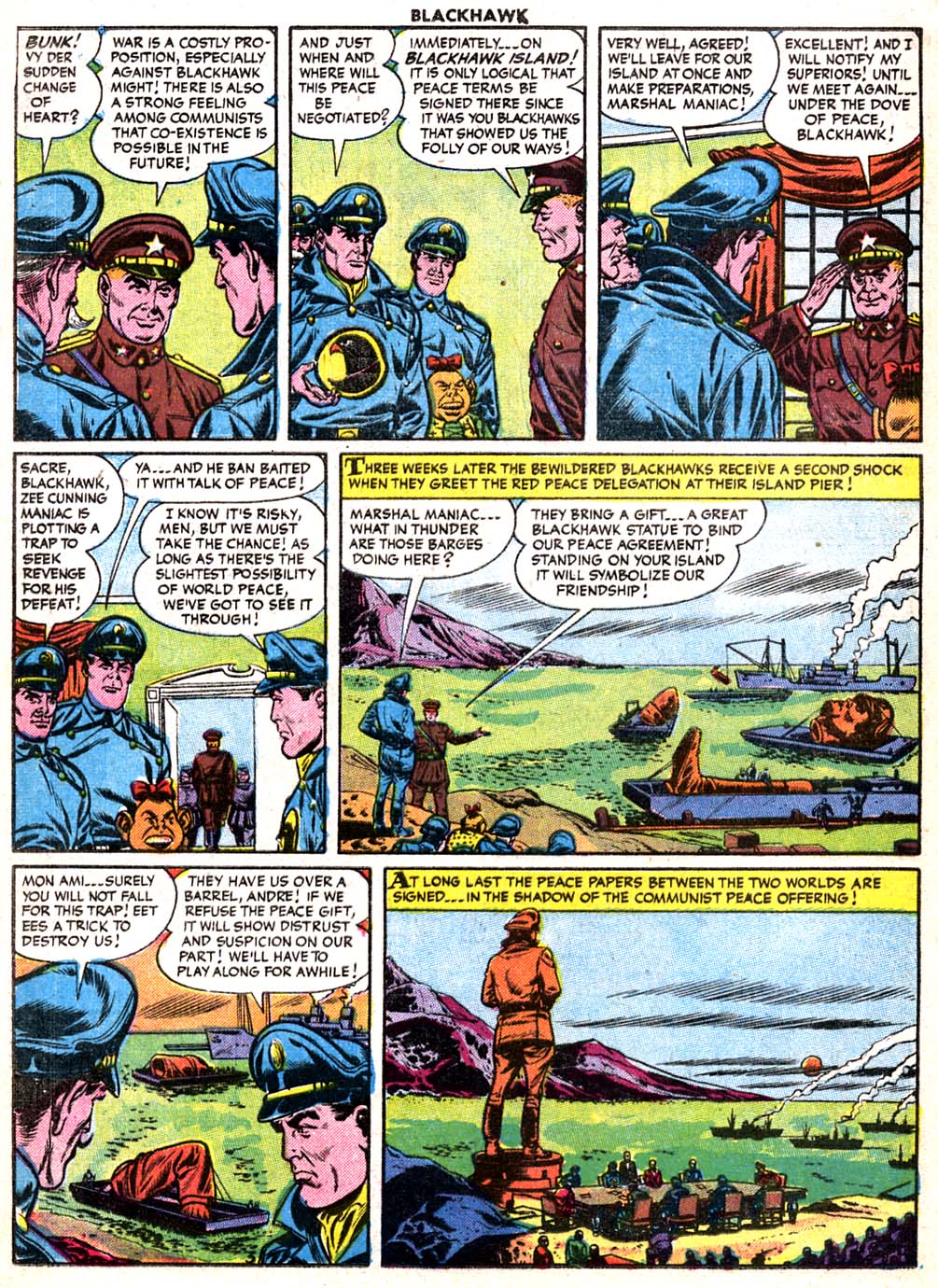 Read online Blackhawk (1957) comic -  Issue #91 - 21