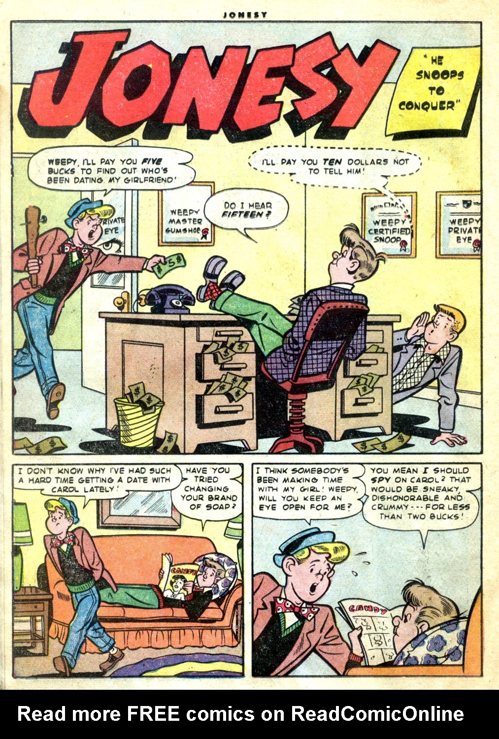 Read online Jonesy (1953) comic -  Issue #6 - 14