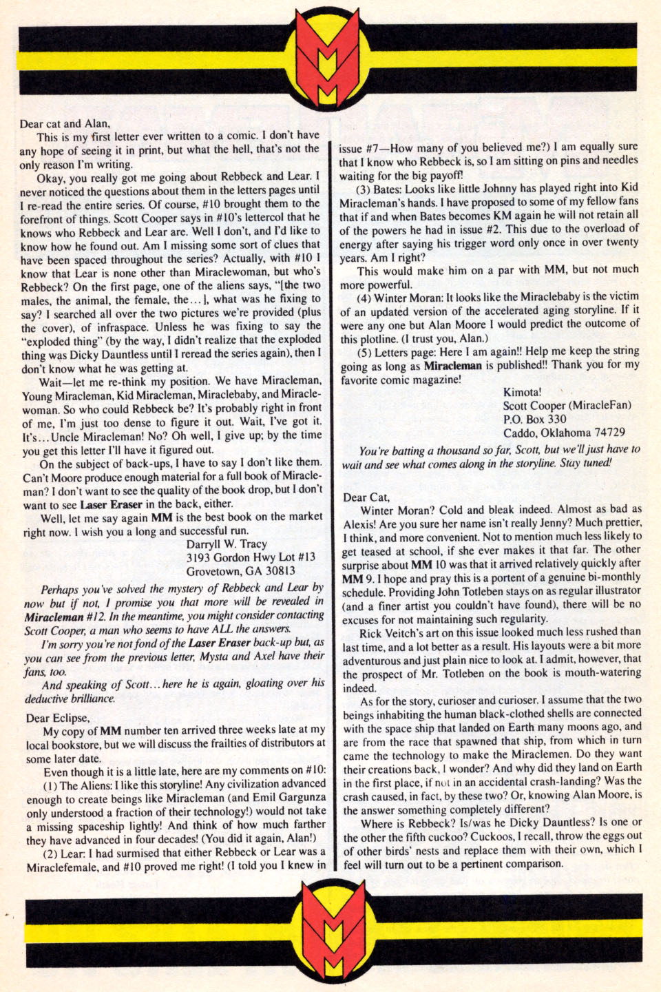 Read online Miracleman (1985) comic -  Issue #11 - 19