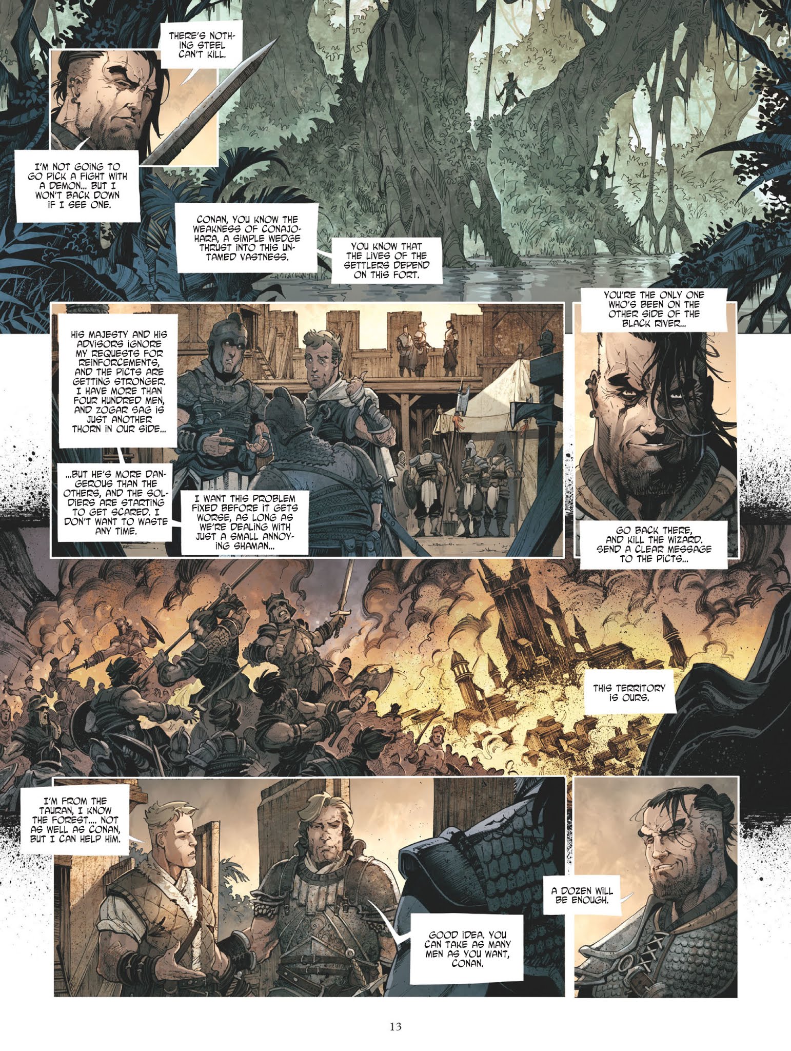 Read online Conan le Cimmérien - La Reine de la côte noire comic -  Issue #3 - 15