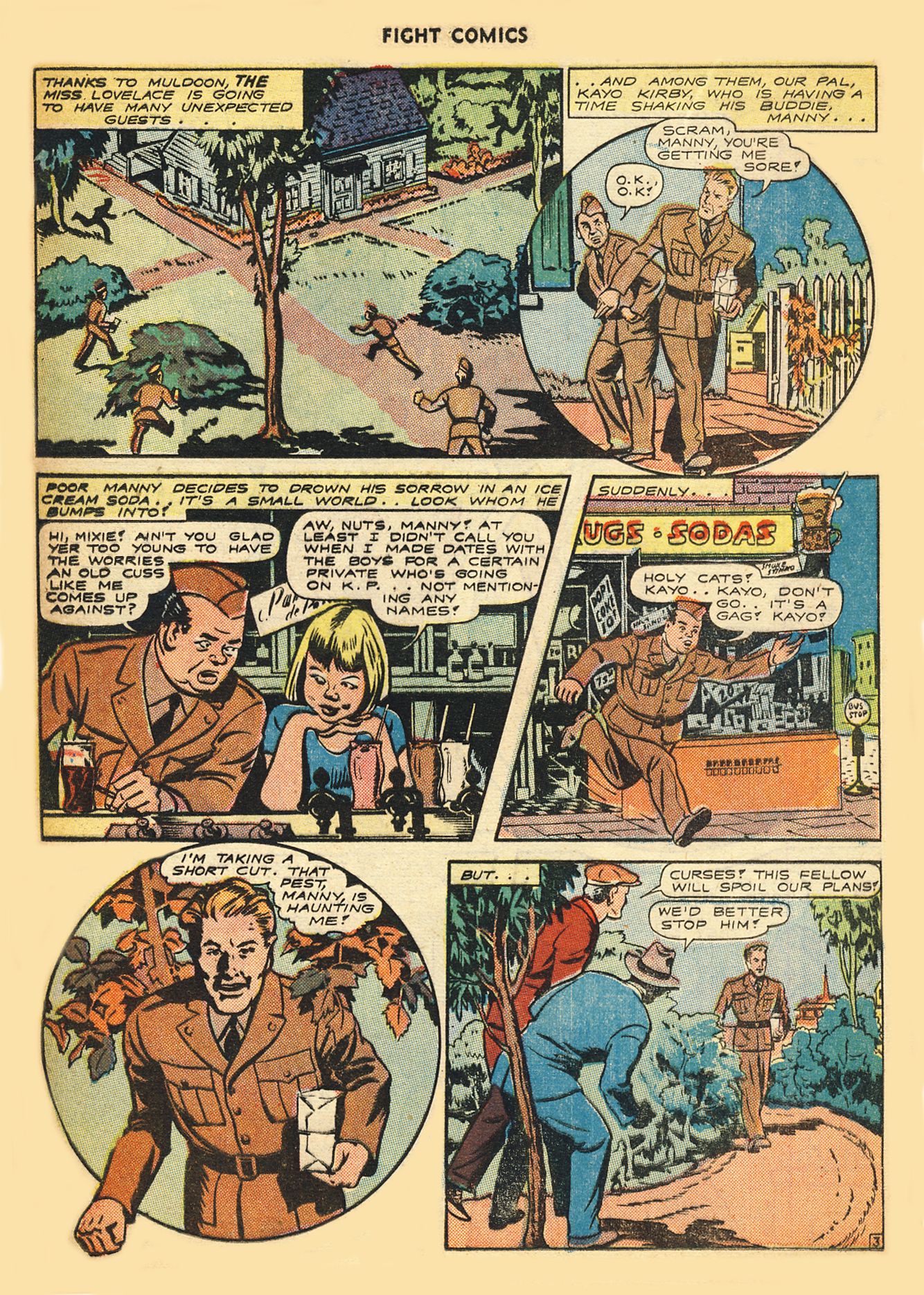 Read online Fight Comics comic -  Issue #31 - 32