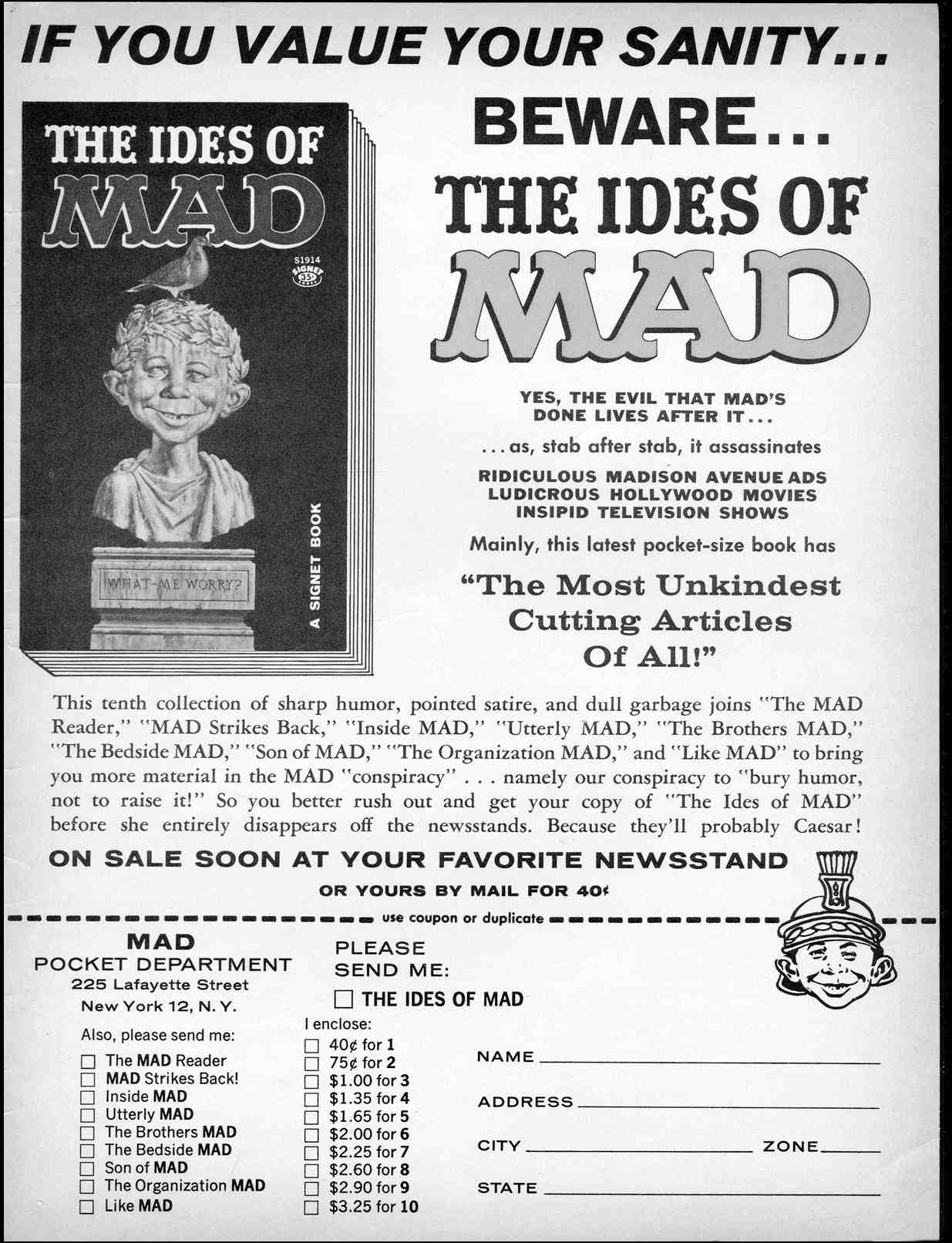 Read online MAD comic -  Issue #63 - 51