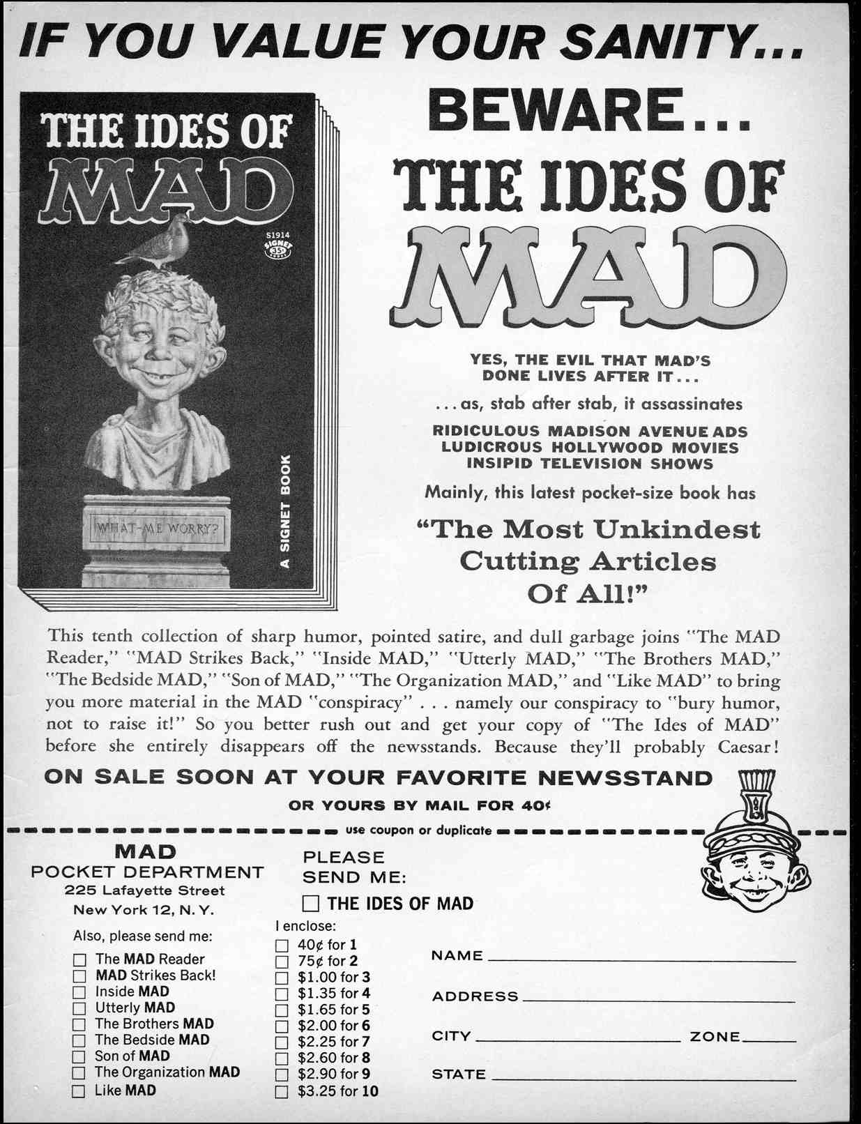 Read online MAD comic -  Issue #63 - 51