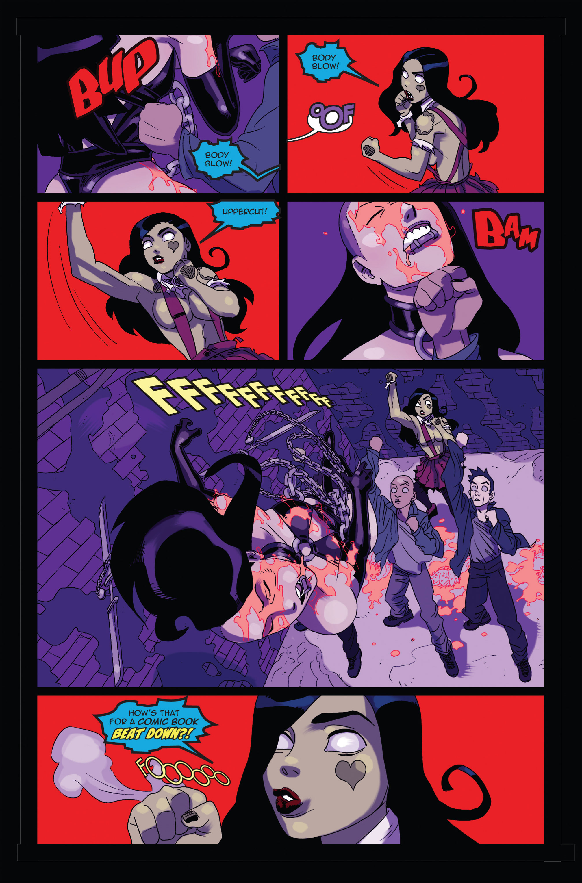 Read online Zombie Tramp vs: Vampblade comic -  Issue #1 - 16