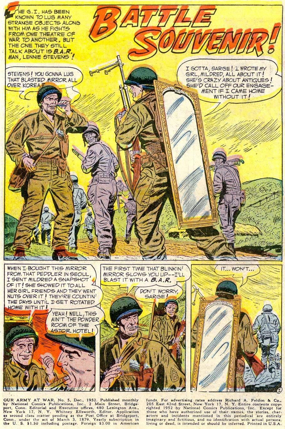 Read online Our Army at War (1952) comic -  Issue #5 - 3