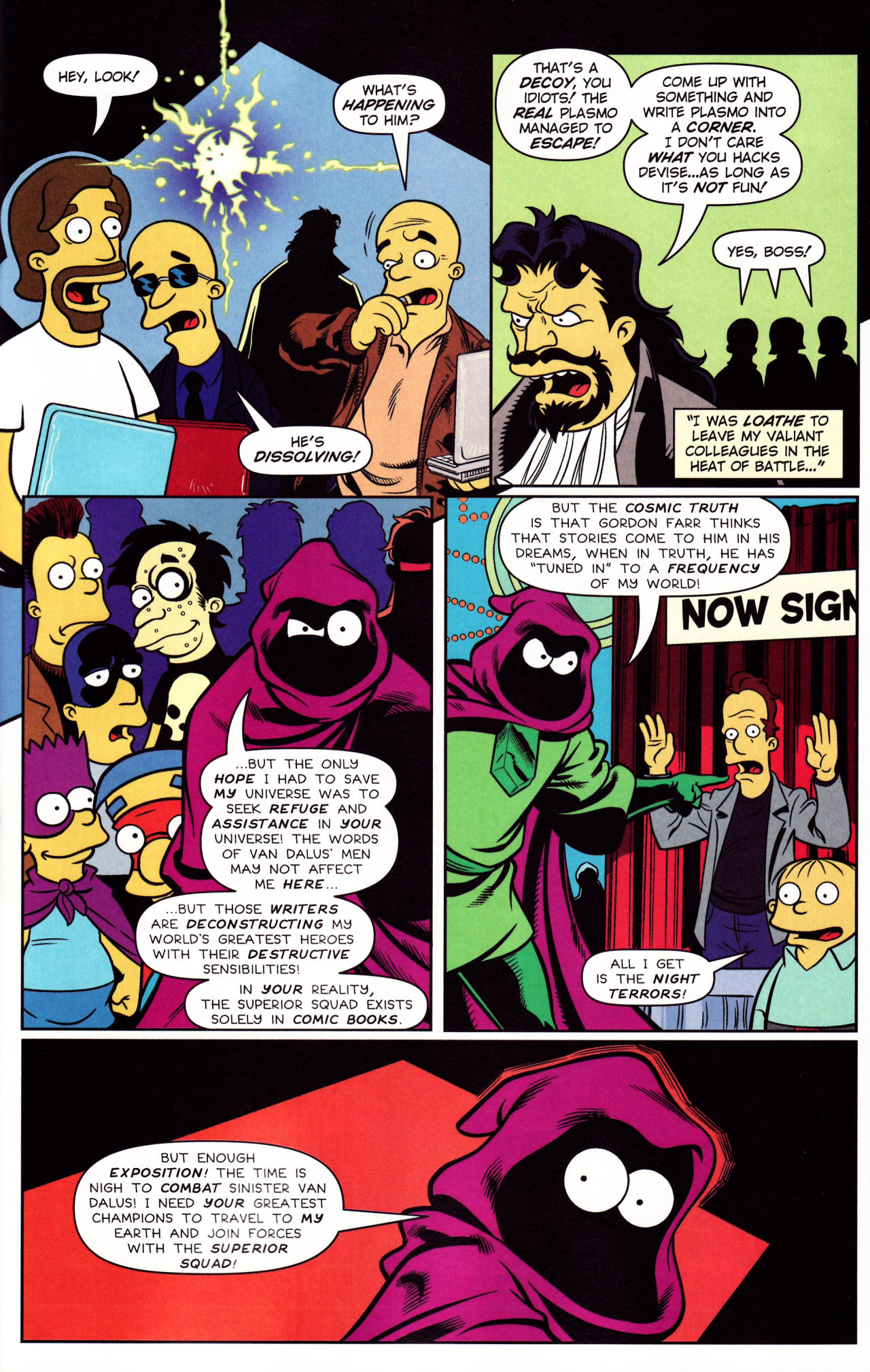 Read online Bongo Comics Presents Simpsons Super Spectacular comic -  Issue #6 - 21