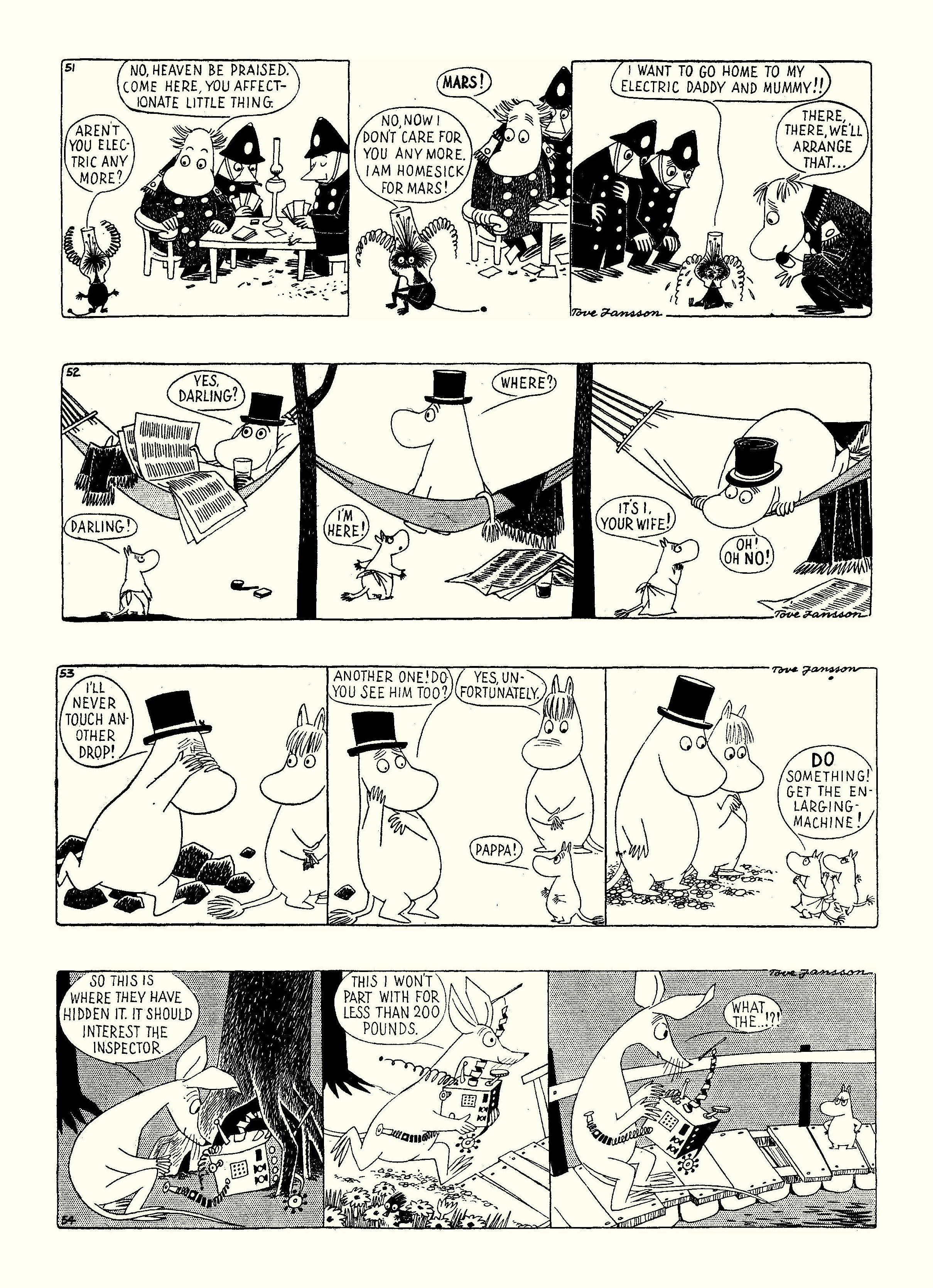 Read online Moomin: The Complete Tove Jansson Comic Strip comic -  Issue # TPB 3 - 50
