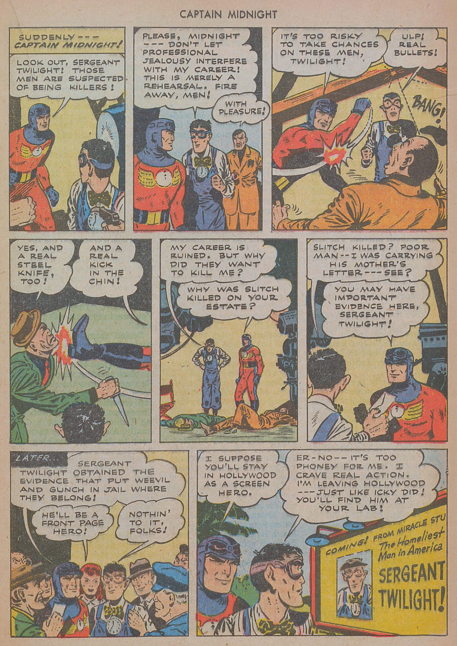 Read online Captain Midnight (1942) comic -  Issue #24 - 21
