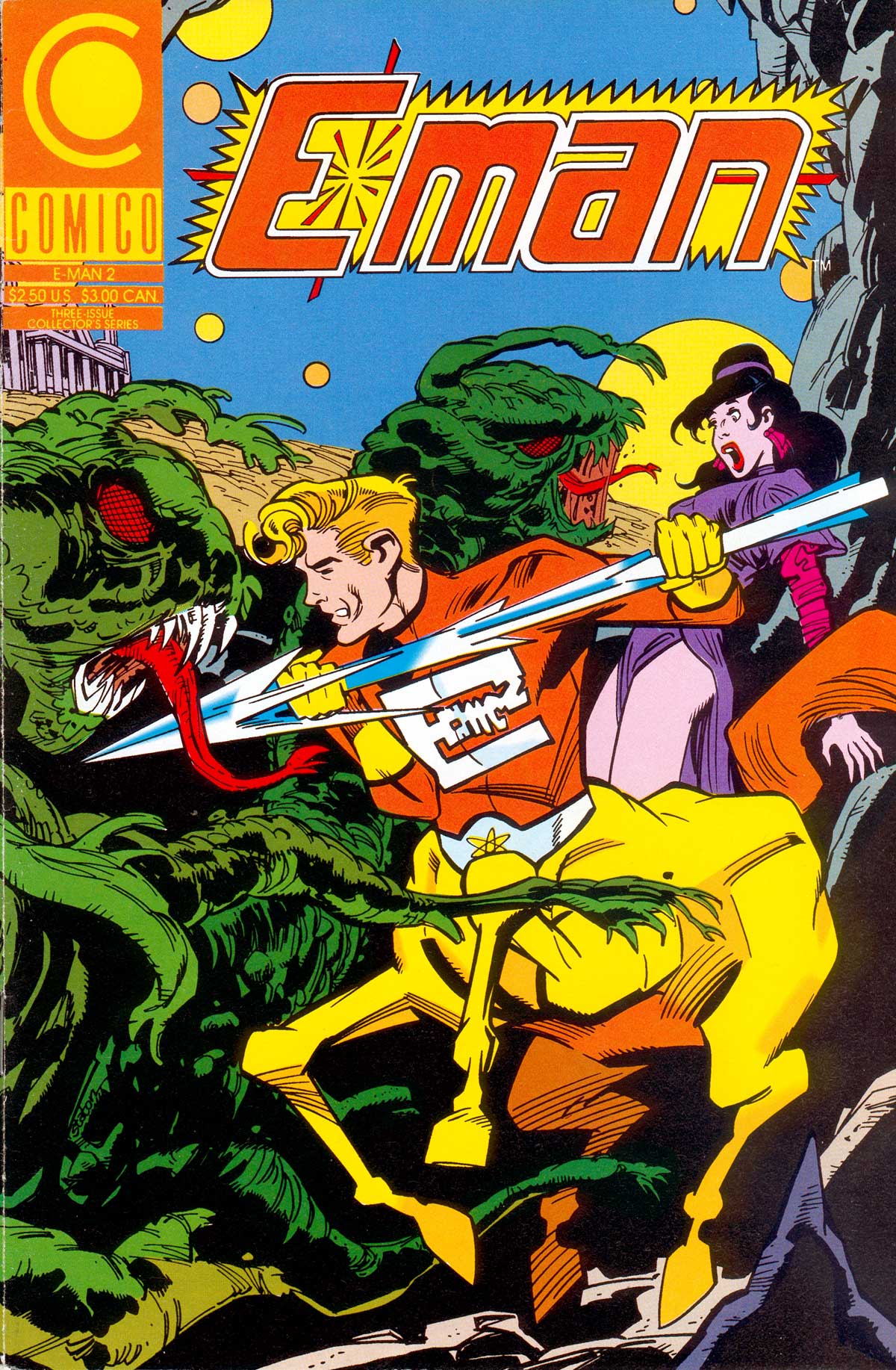 Read online E-Man (1989) comic -  Issue #2 - 1