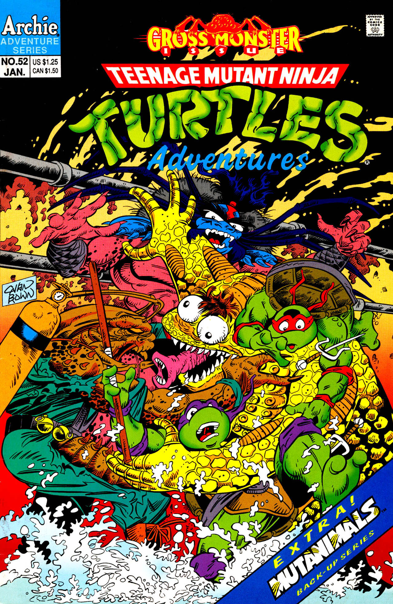 Read online Teenage Mutant Ninja Turtles Adventures (1989) comic -  Issue #52 - 1