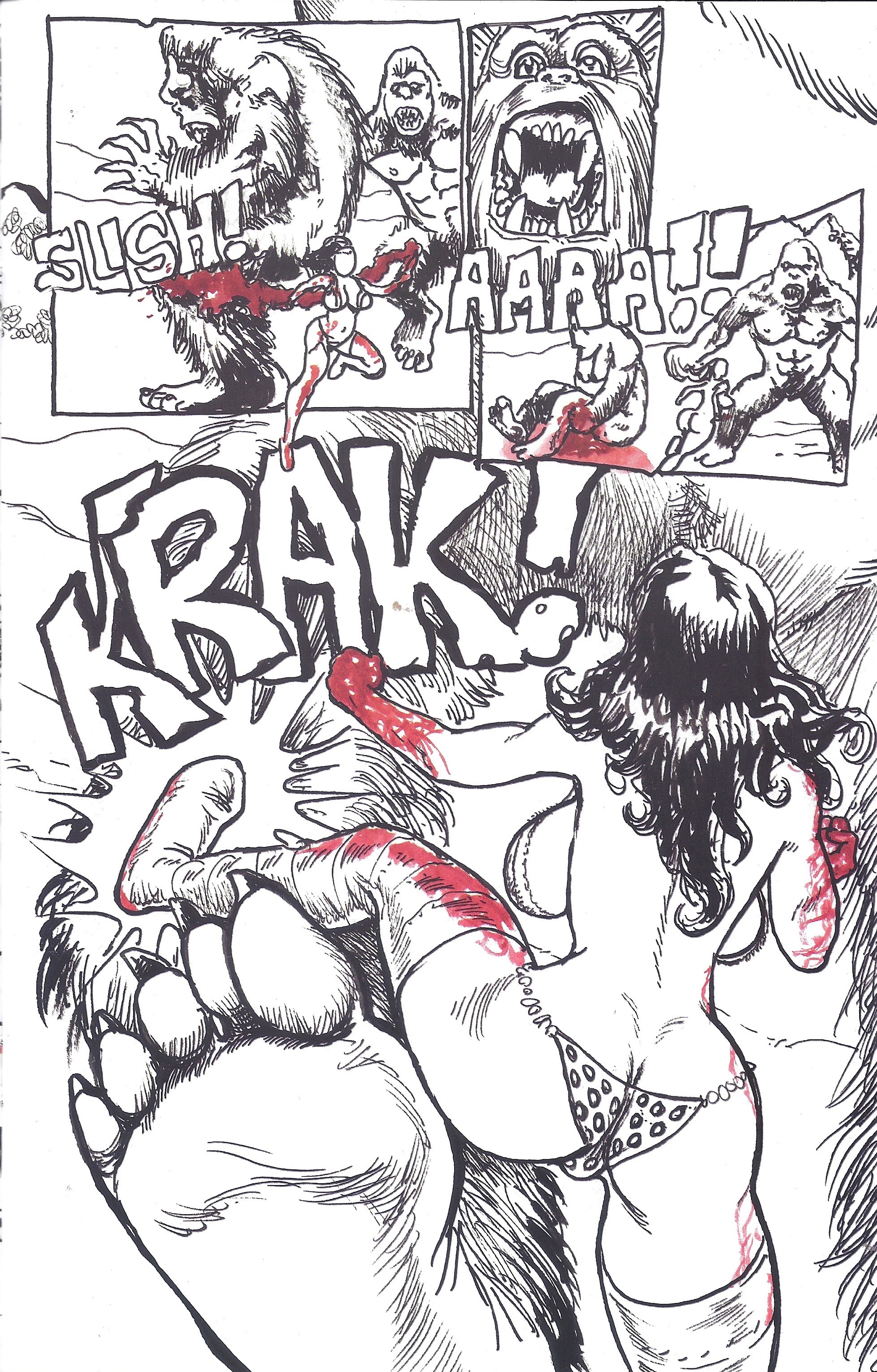 Read online Cavewoman: Freakin' Yetis comic -  Issue # Full - 21