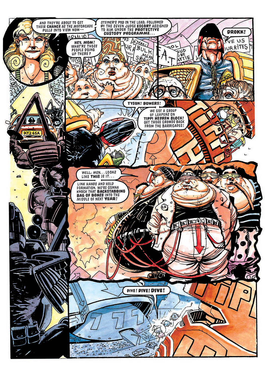 Read online Judge Dredd [Collections - Rebellion] comic -  Issue # TPB Judge Dredd - Heavy Metal Dredd - 68