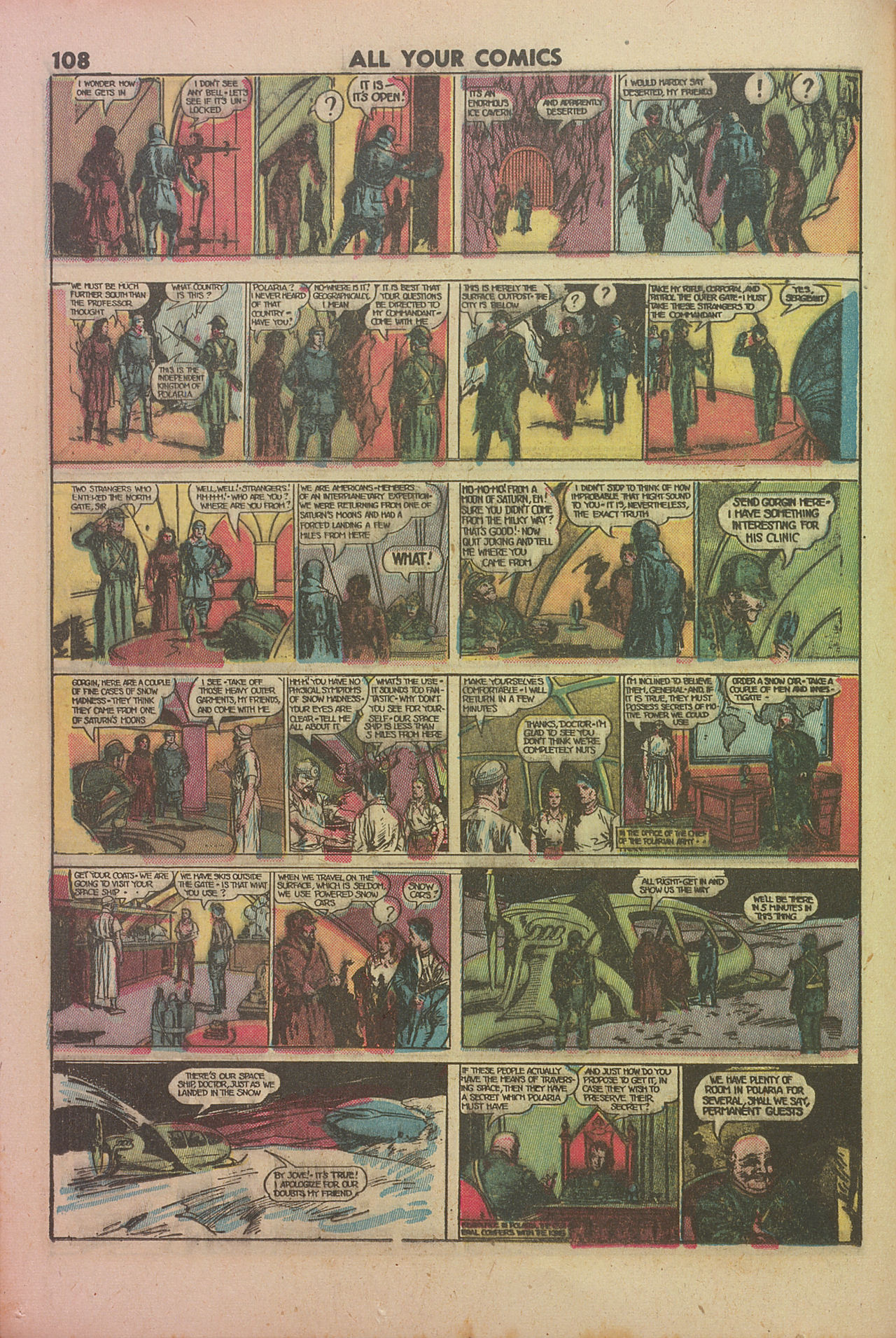 Read online Fox Comics Annual comic -  Issue # TPB 3 - 110