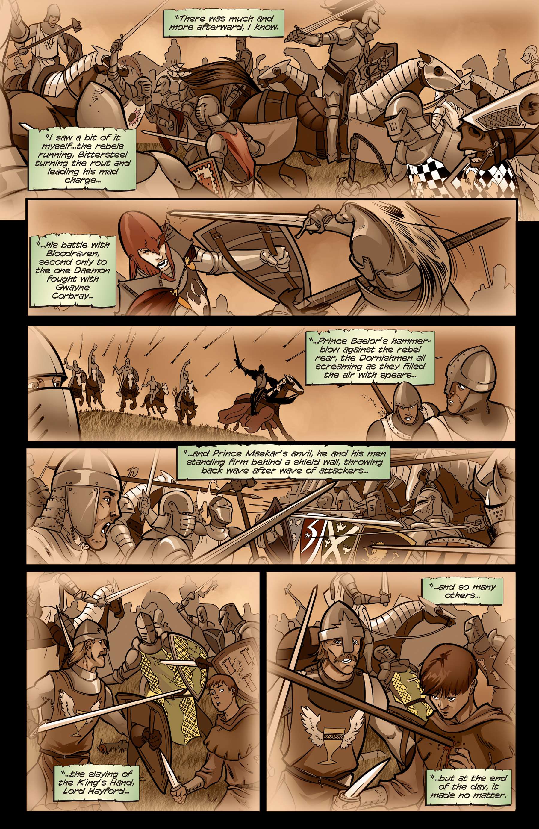 Read online The Sworn Sword: The Graphic Novel comic -  Issue # Full - 64