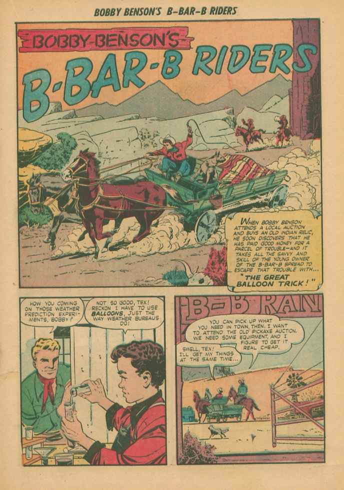 Read online Bobby Benson's B-Bar-B Riders comic -  Issue #2 - 19
