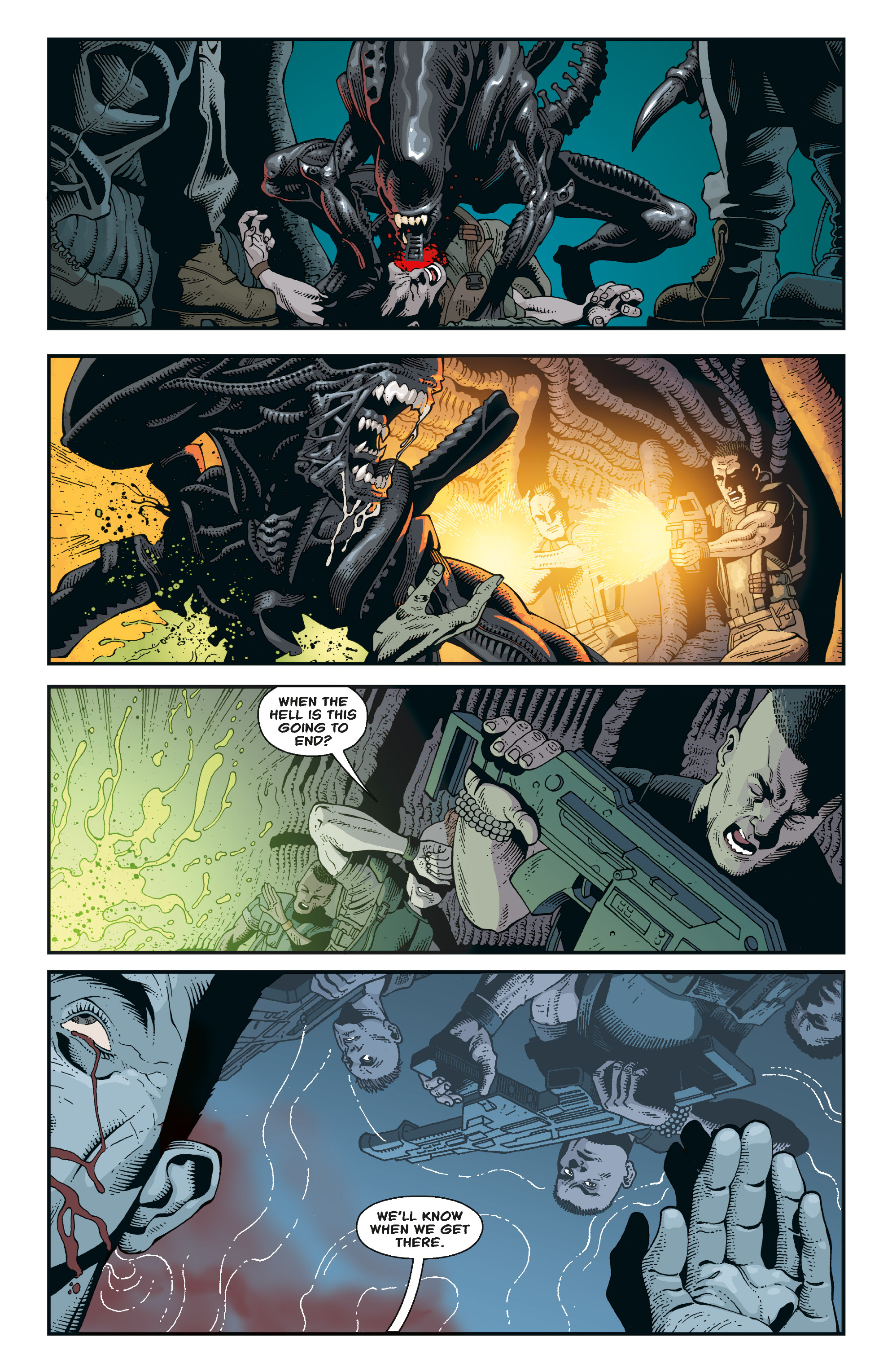 Read online Aliens: Rescue comic -  Issue #4 - 9