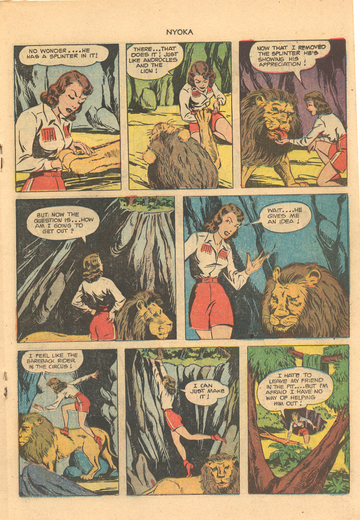 Read online Nyoka the Jungle Girl (1945) comic -  Issue #70 - 19
