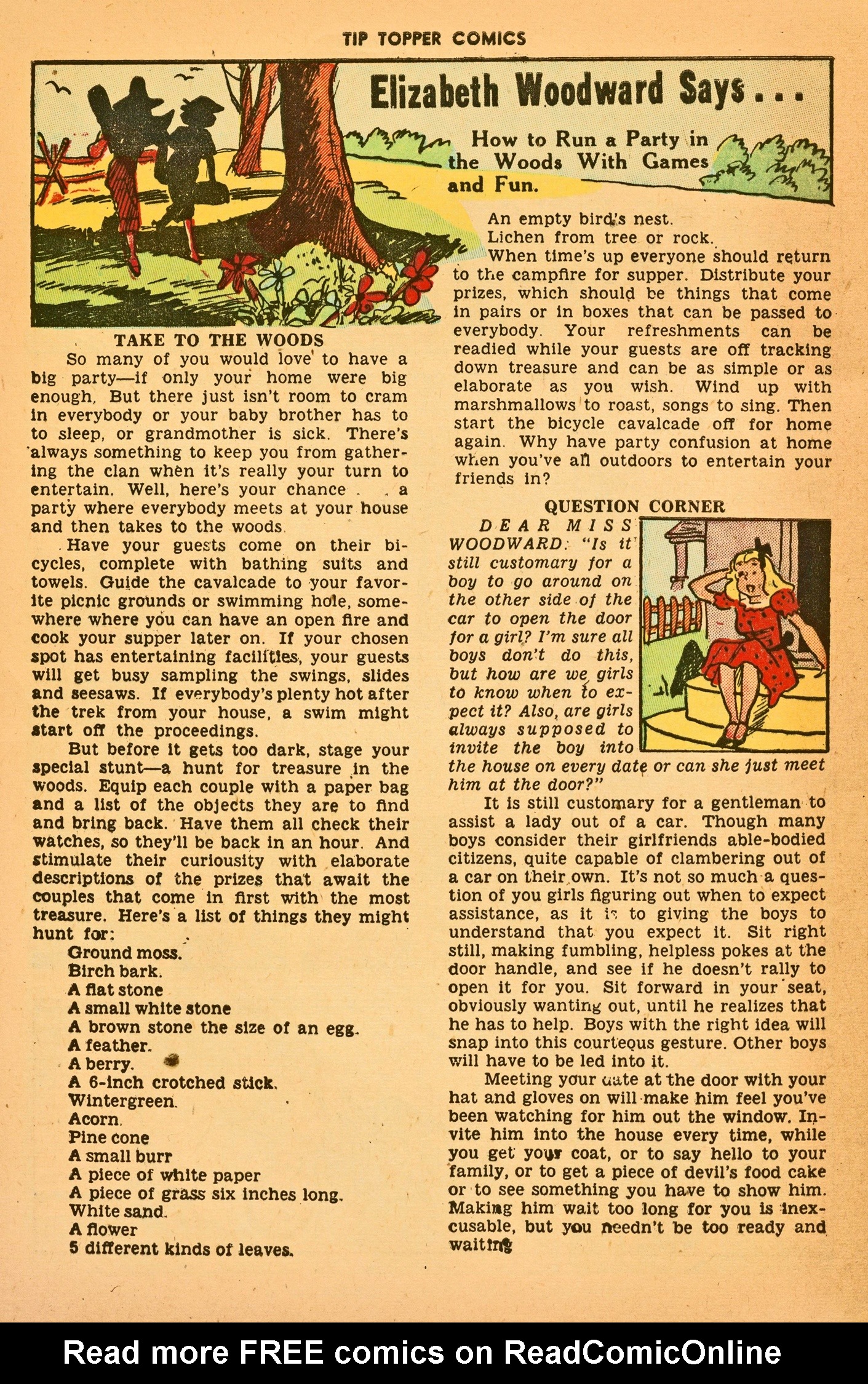 Read online Tip Topper Comics comic -  Issue #7 - 28