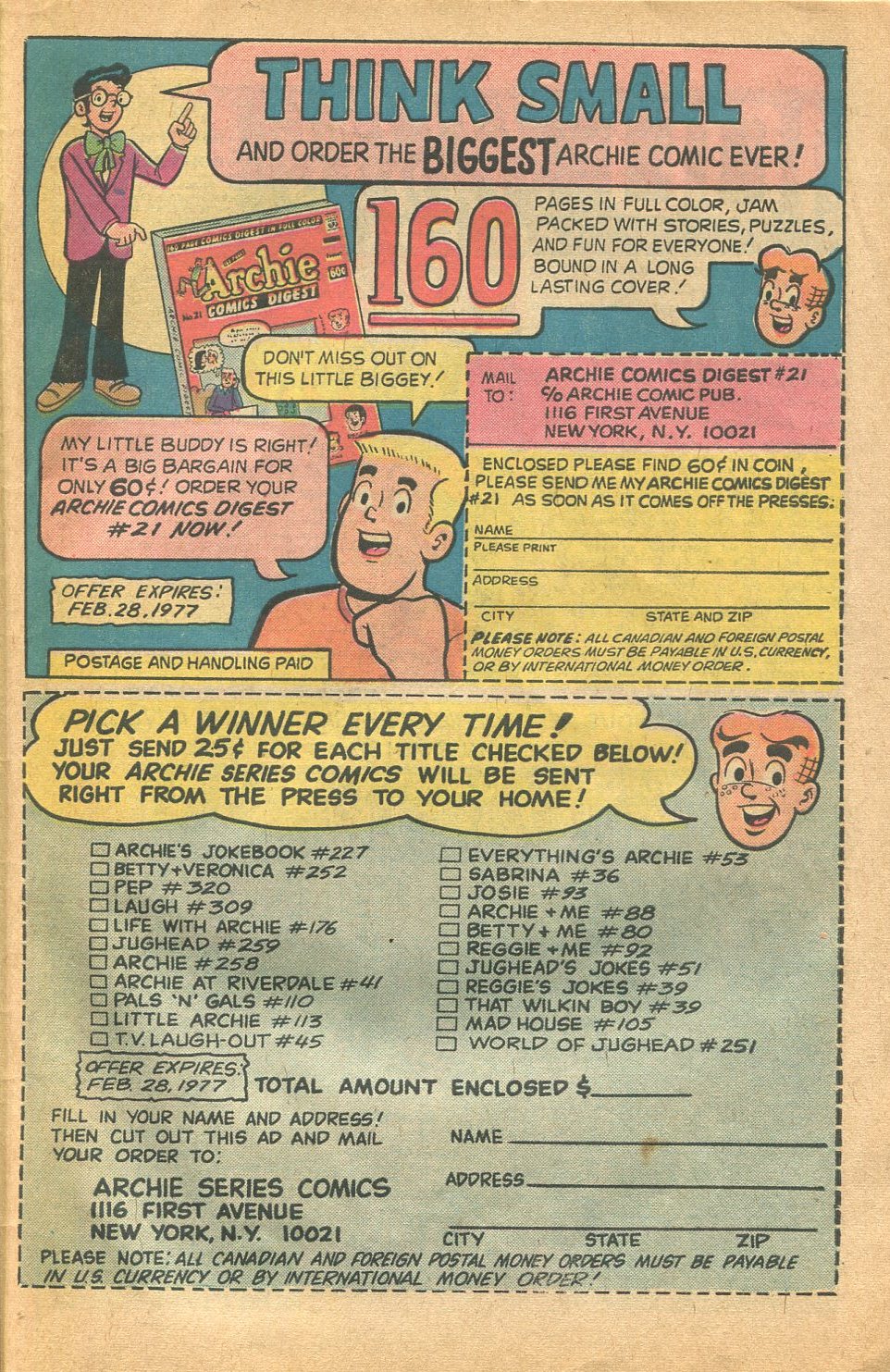 Read online Archie's Joke Book Magazine comic -  Issue #226 - 27