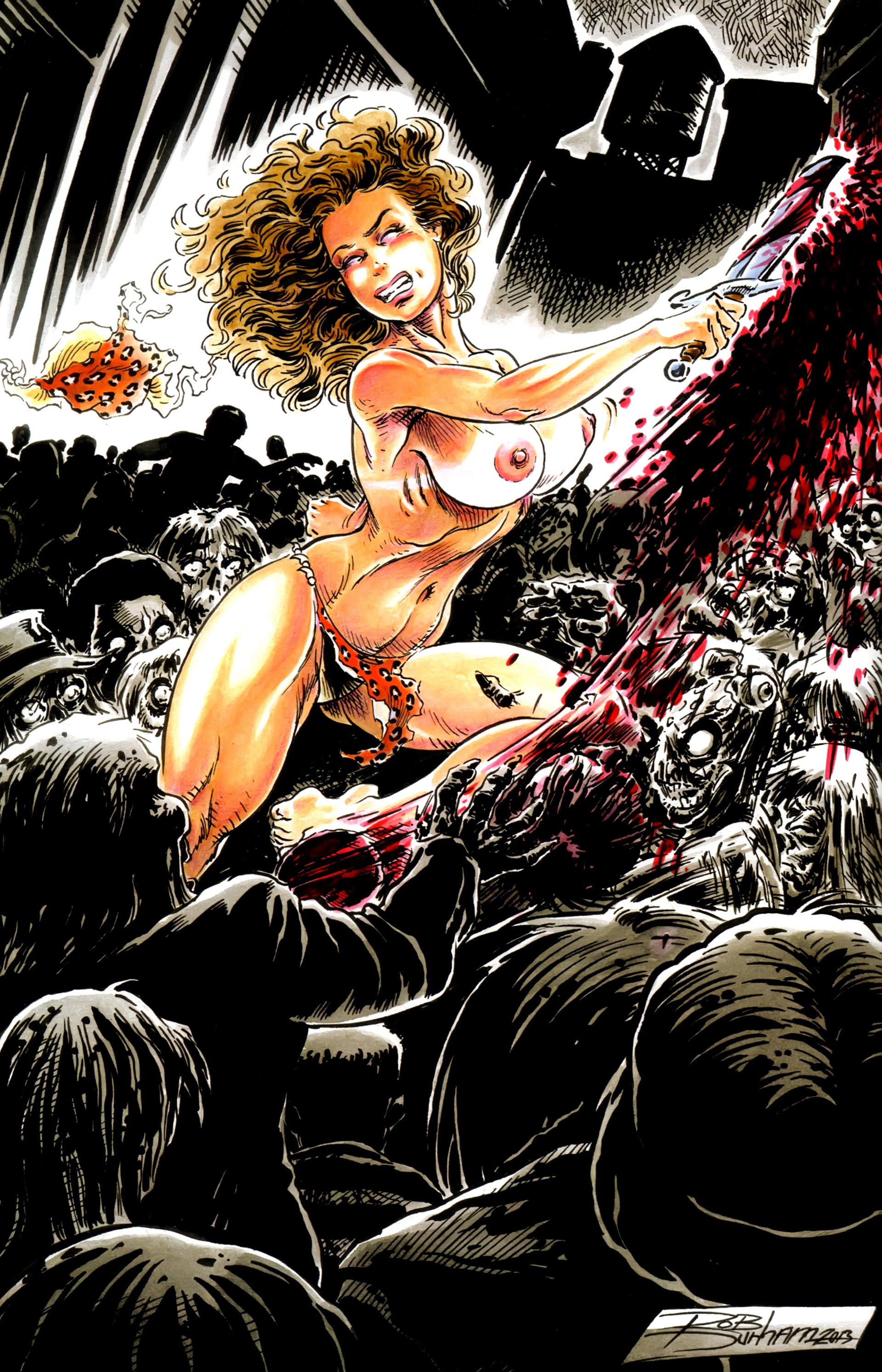 Read online Cavewoman Uncovered Pinup Book Budd Root Special Edition comic -  Issue # Full - 10