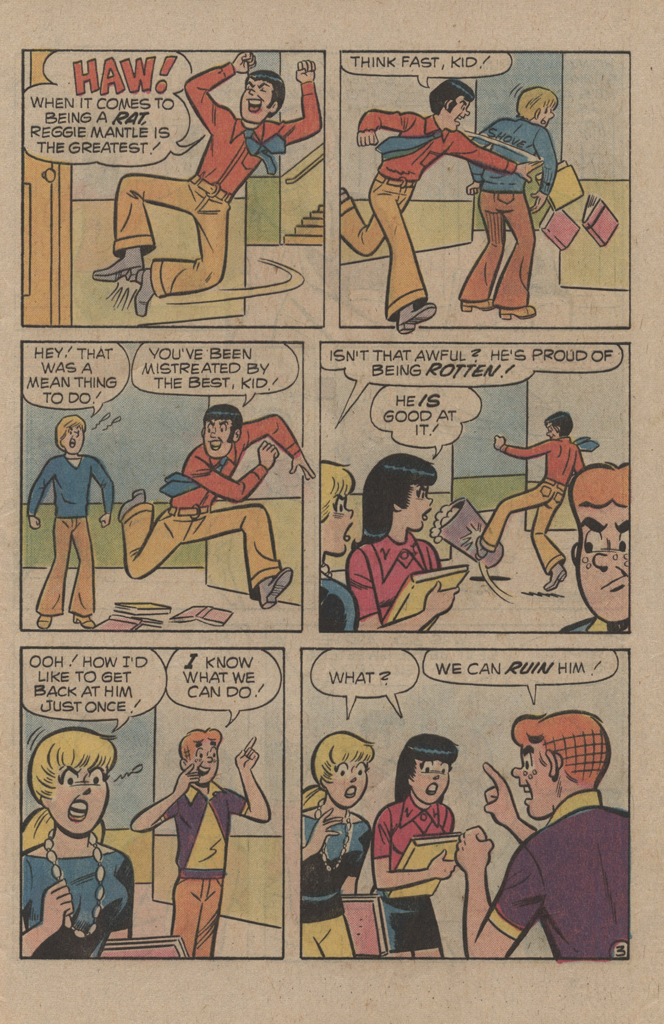 Read online Reggie and Me (1966) comic -  Issue #97 - 5
