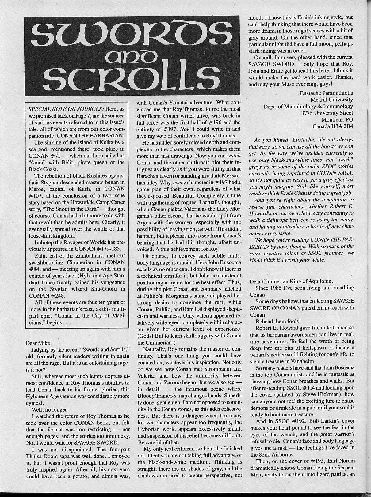 Read online The Savage Sword Of Conan comic -  Issue #202 - 64