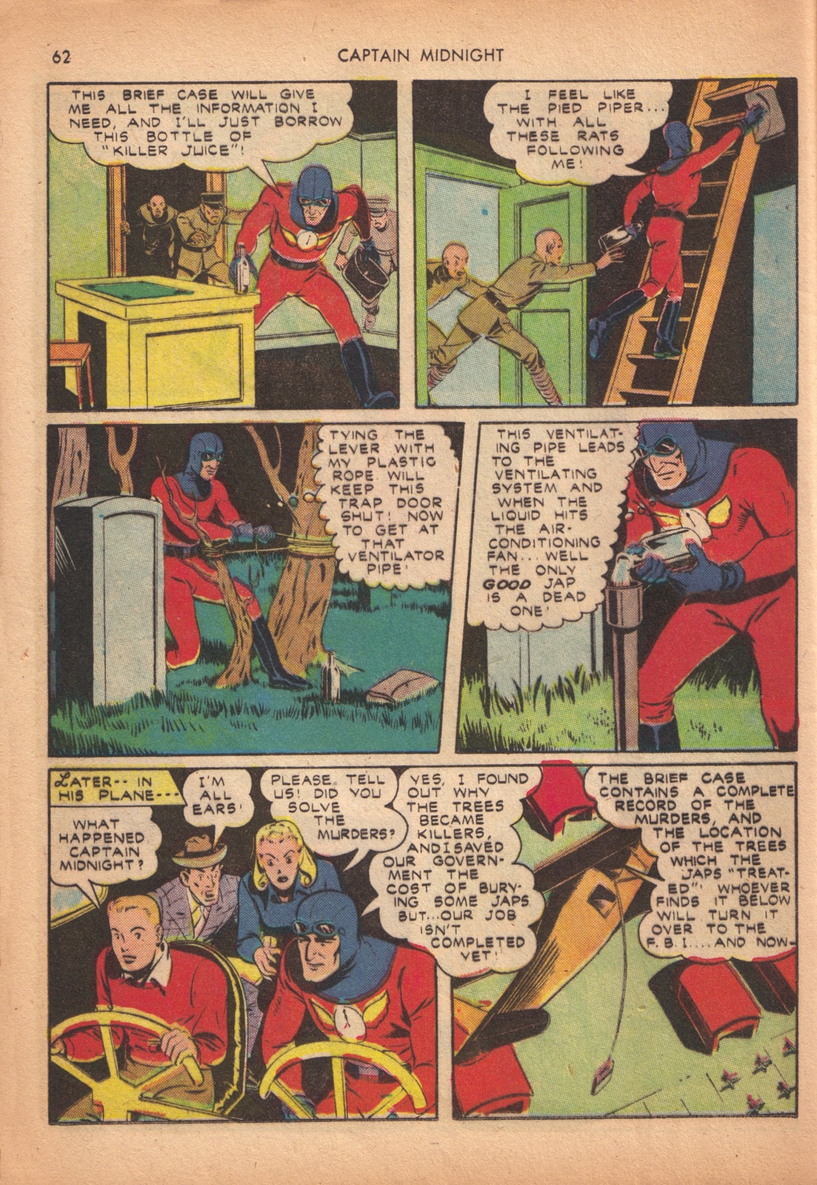 Read online Captain Midnight (1942) comic -  Issue #10 - 58