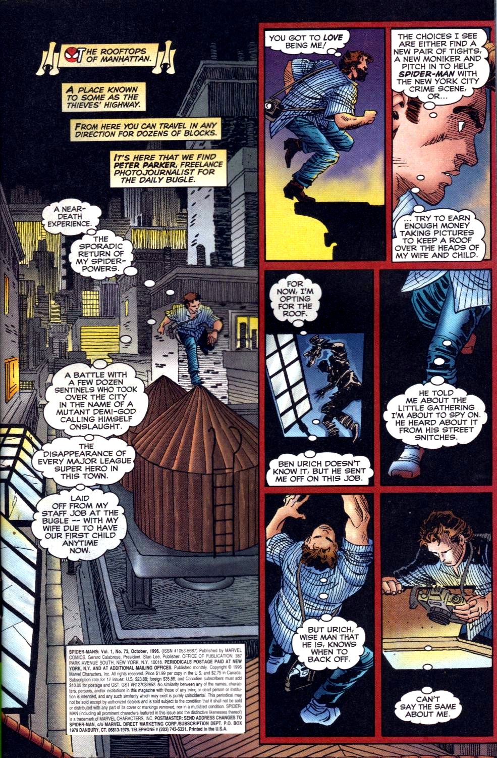 Read online Spider-Man (1990) comic -  Issue #73 - Legacy - 2