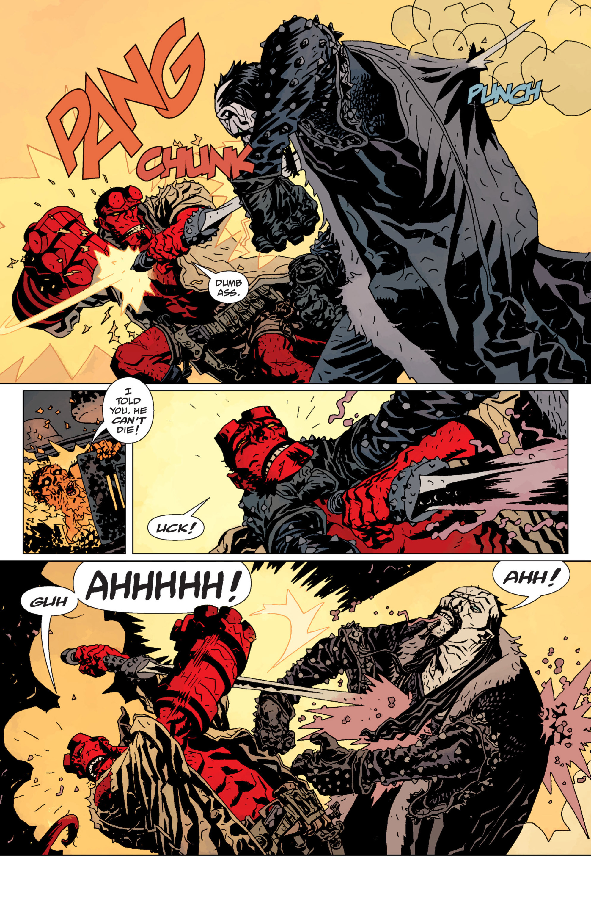 Read online Hellboy comic -  Issue #8 - 100