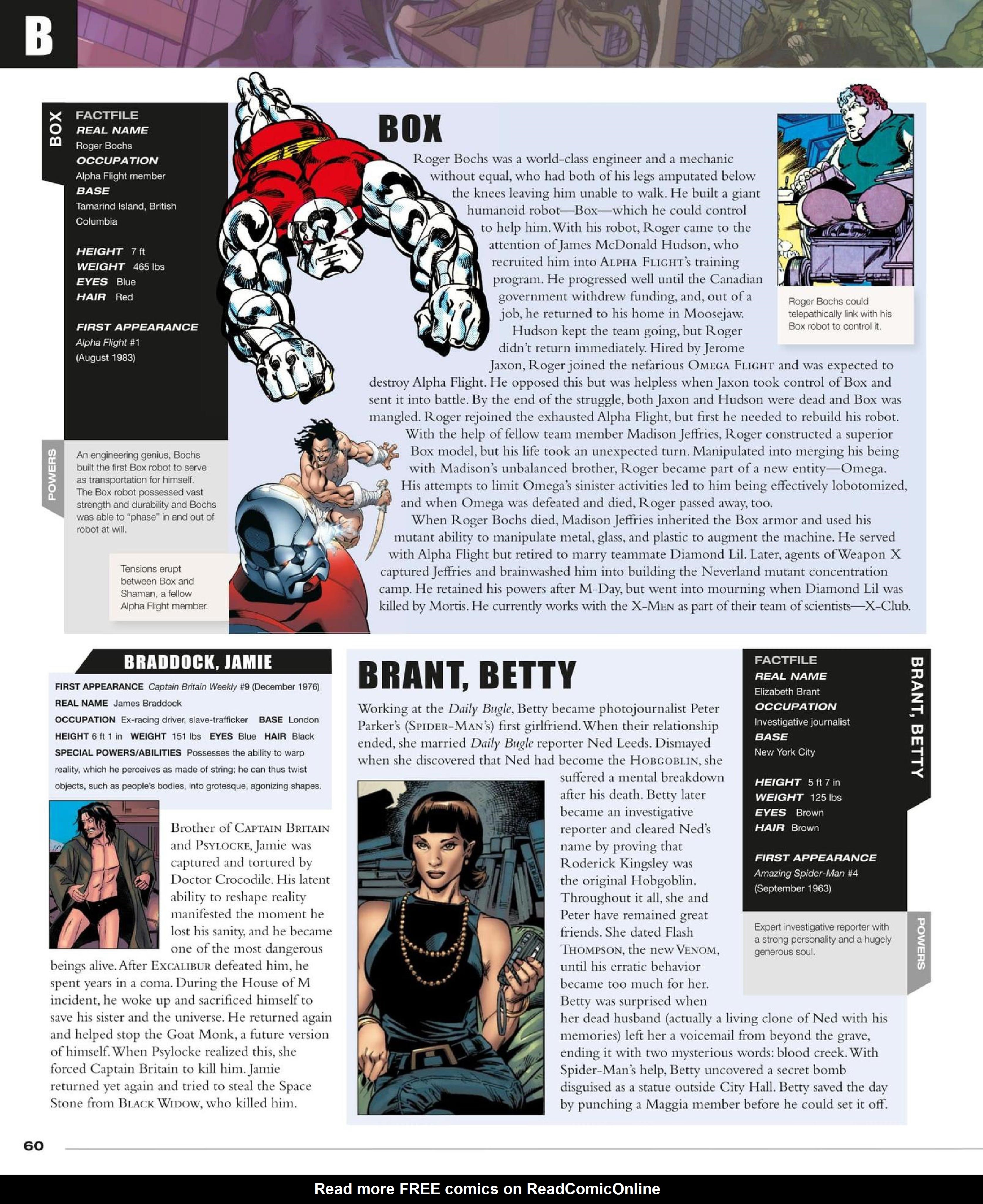 Read online Marvel Encyclopedia, New Edition comic -  Issue # TPB (Part 1) - 62