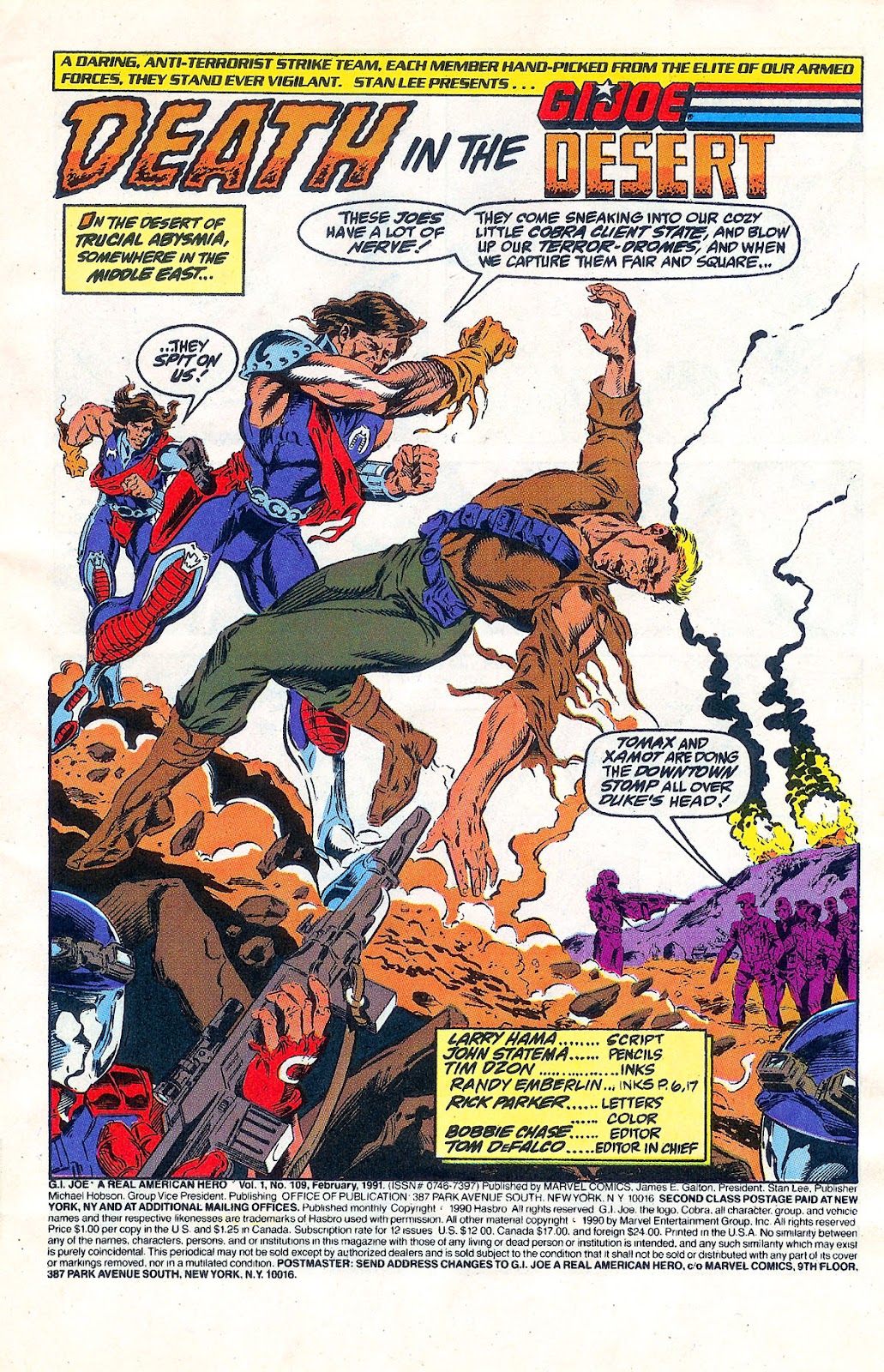G.I. Joe: A Real American Hero issue 109 - Page 2