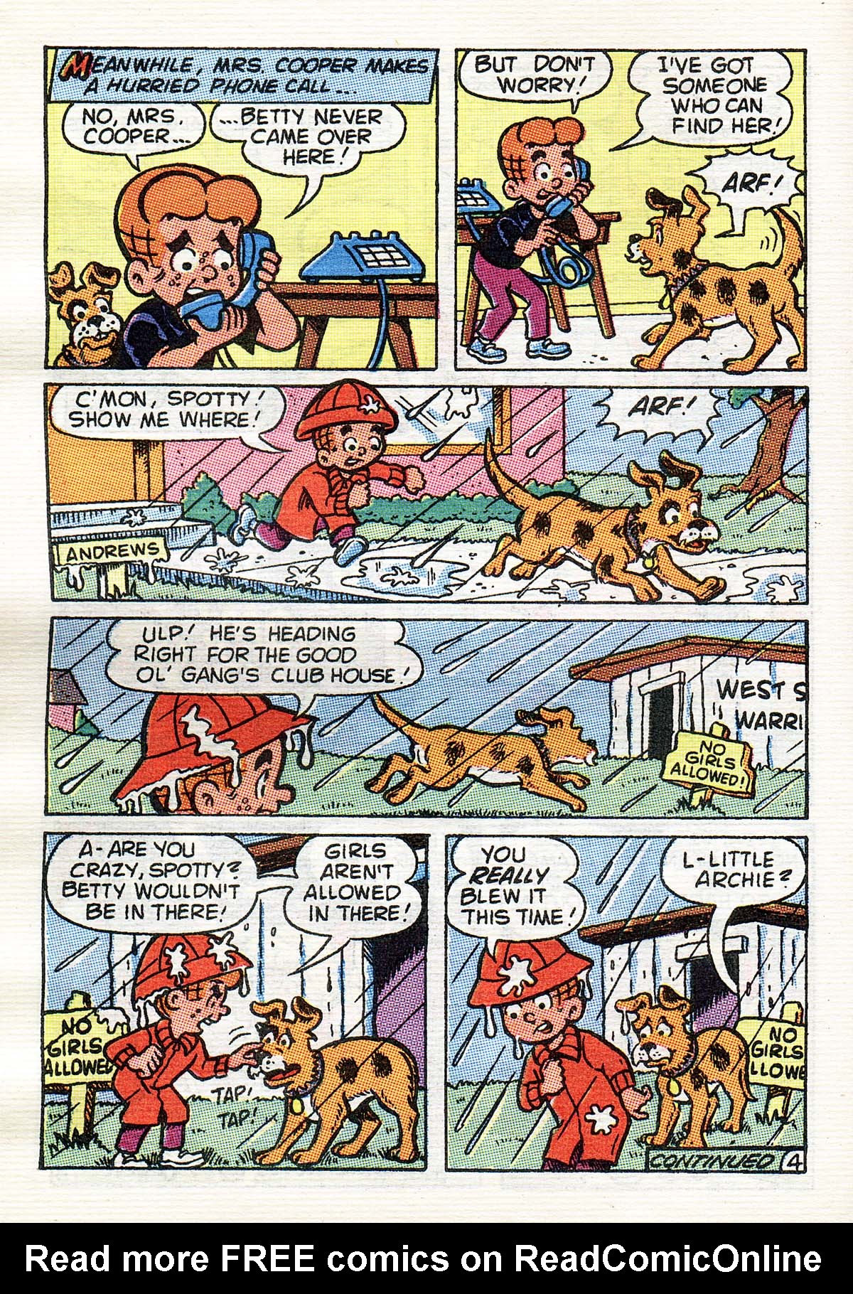 Read online Little Archie Comics Digest Magazine comic -  Issue #44 - 103