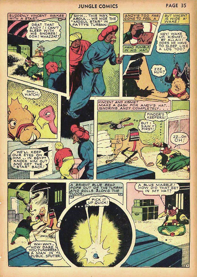 Read online Jungle Comics comic -  Issue #24 - 37
