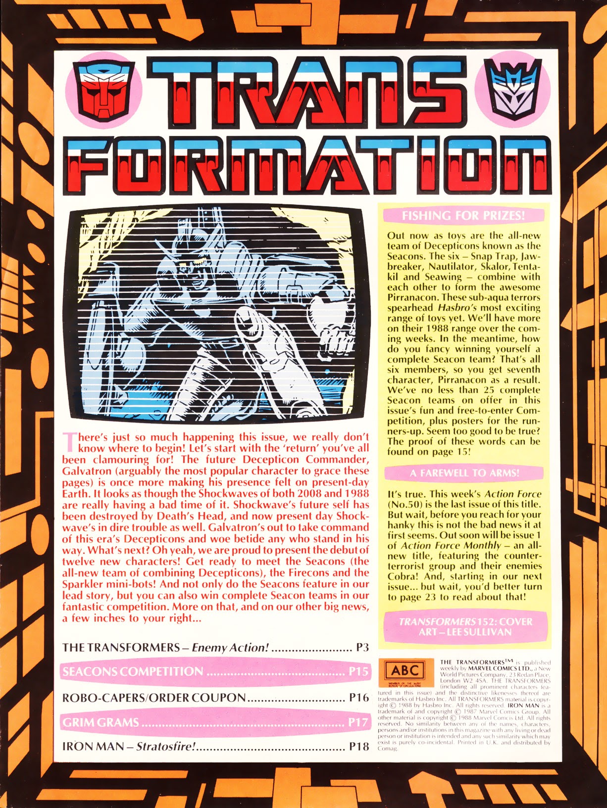 Read online The Transformers (UK) comic -  Issue #152 - 2