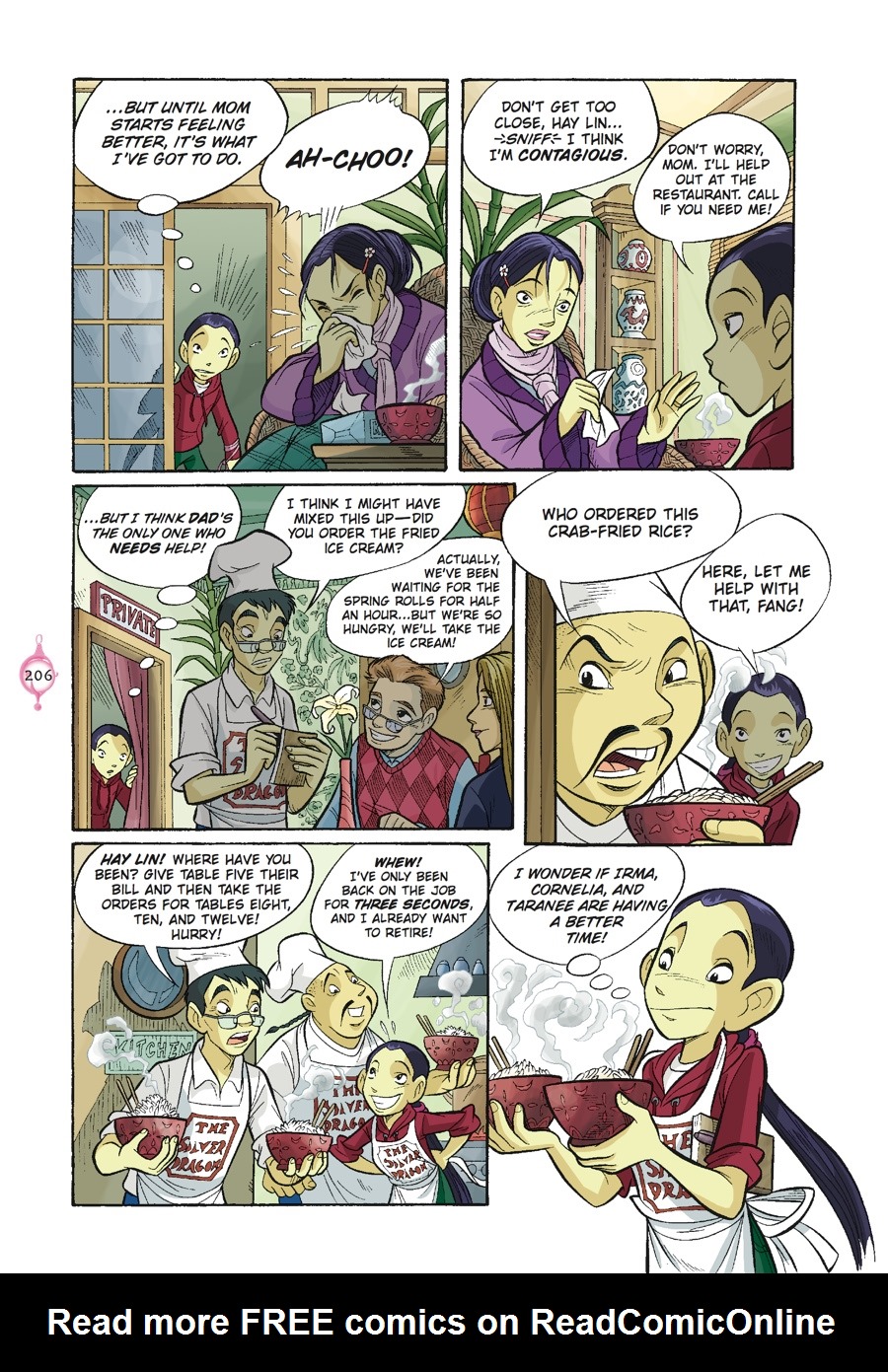 Read online W.i.t.c.h. Graphic Novels comic -  Issue # TPB 2 - 207